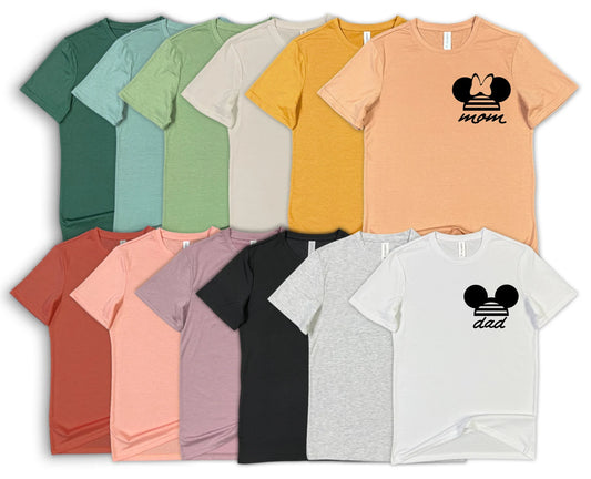 Customizable Mouse Family Graphic Tee