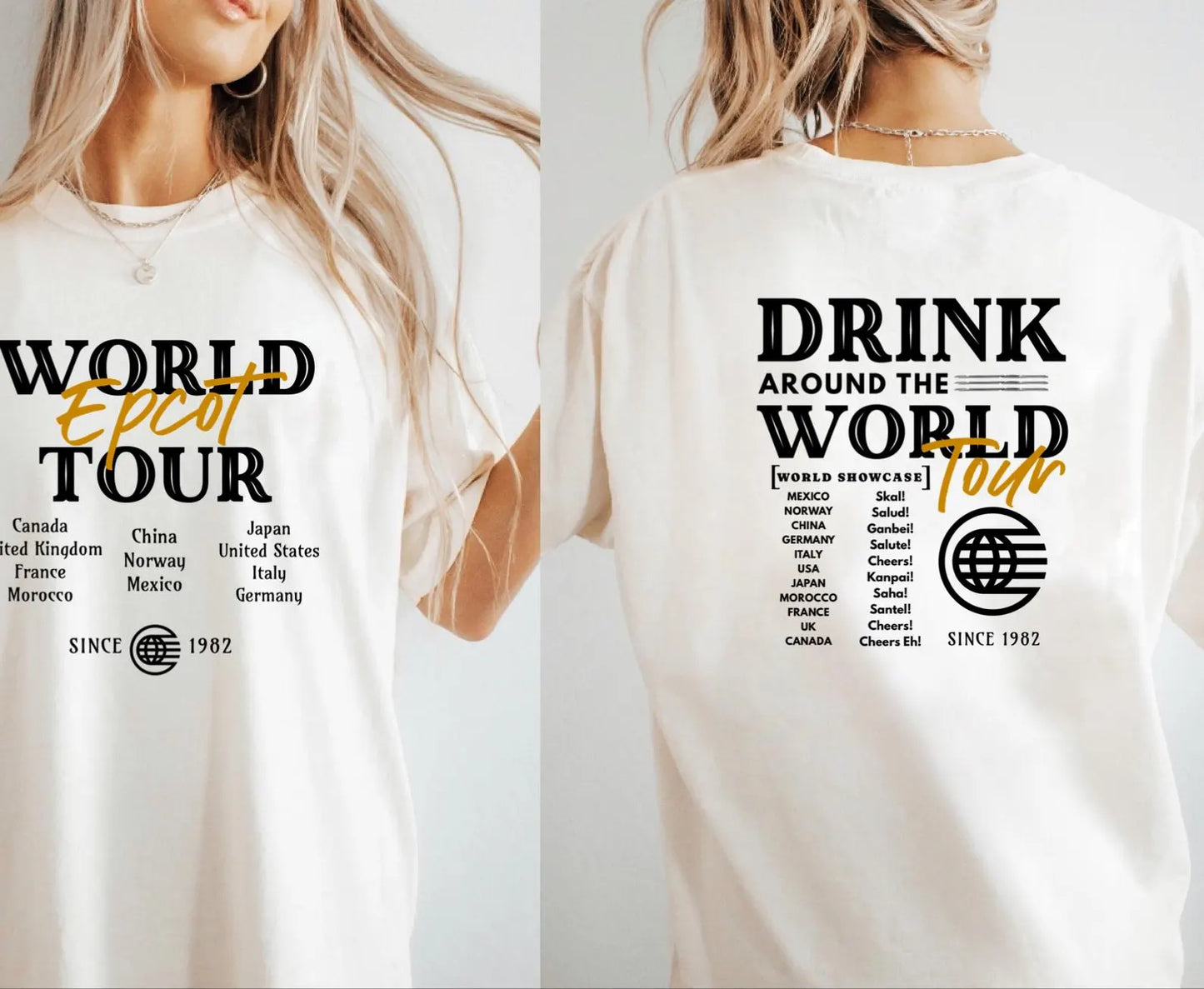 World Tour World Showcase Band Graphic Tee