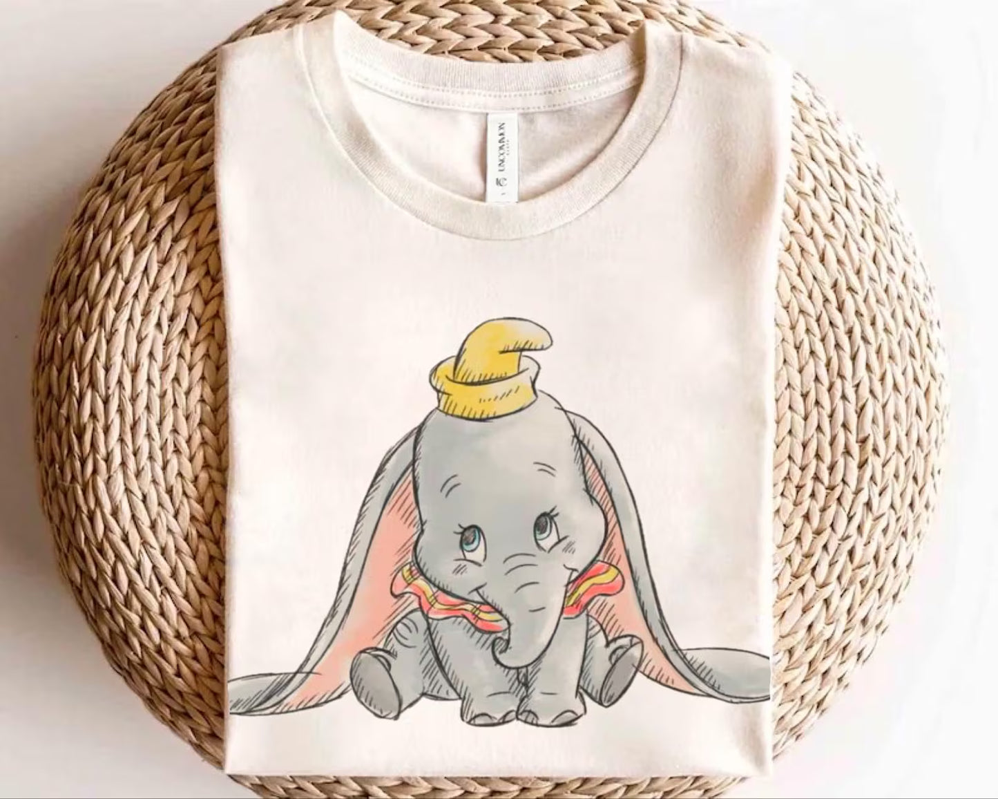 Flying Elephant Family Grahpic Tee