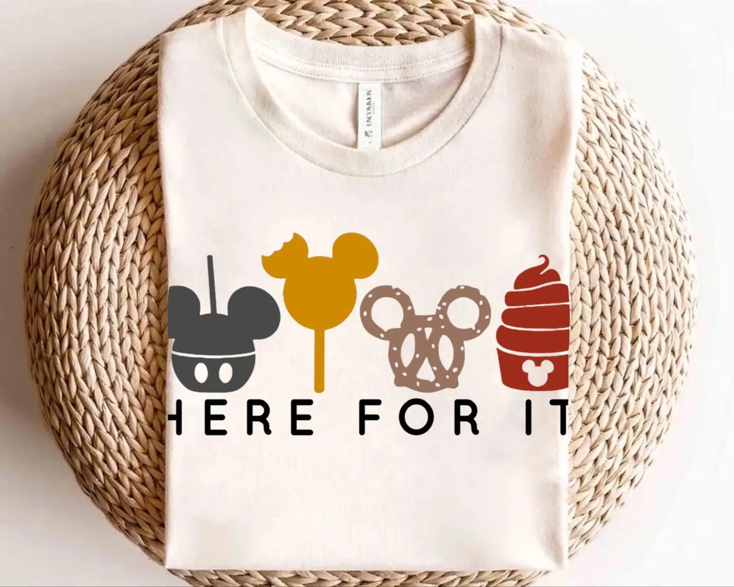 Here for it Park Drinks Graphic Tee