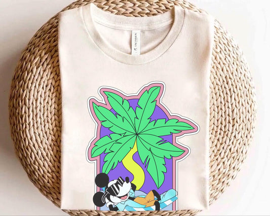 Vintage Summer Mouse Vacay Family Graphic Tee