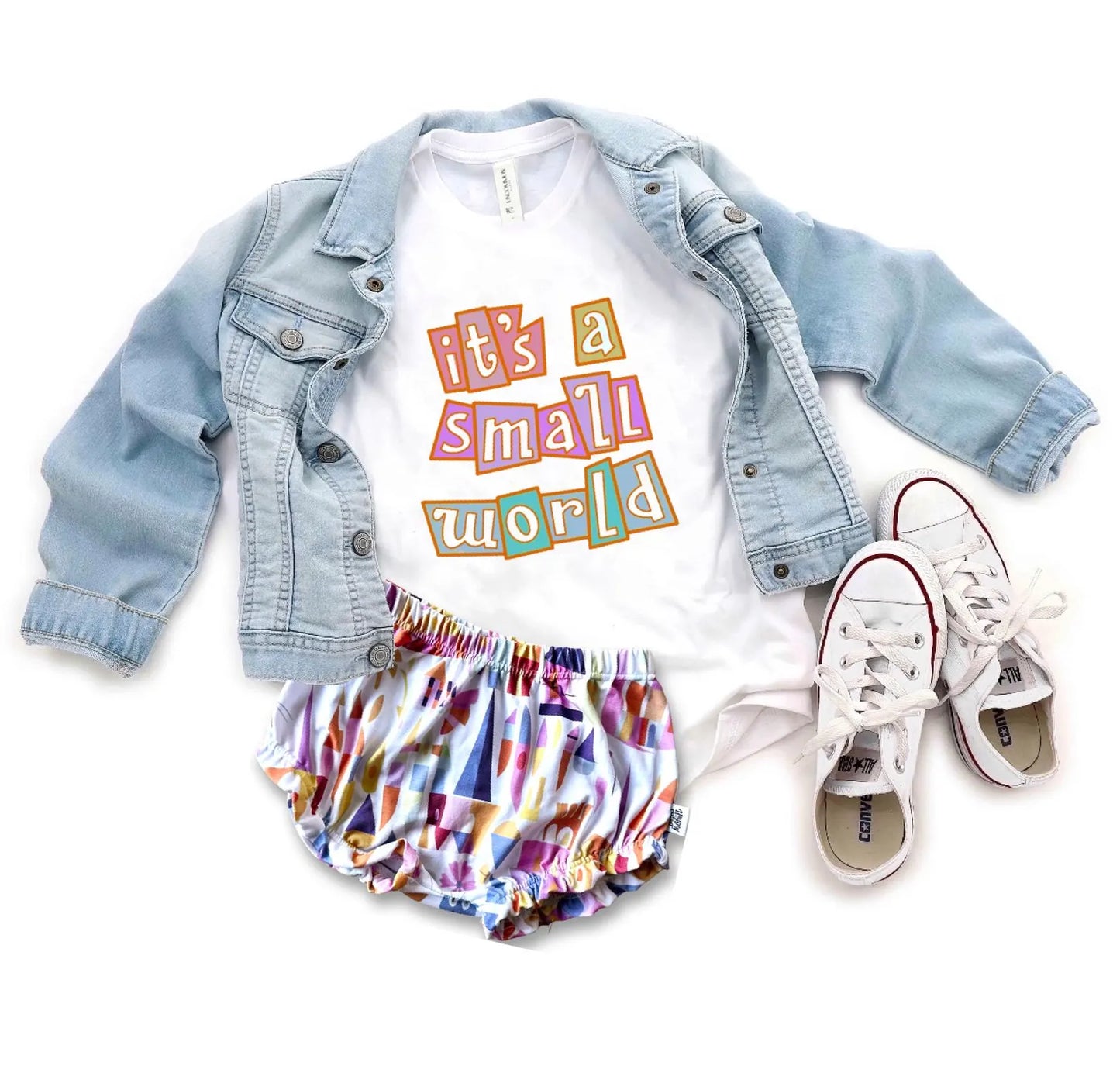 Kids Small World Graphic Tee & Optional Bottoms