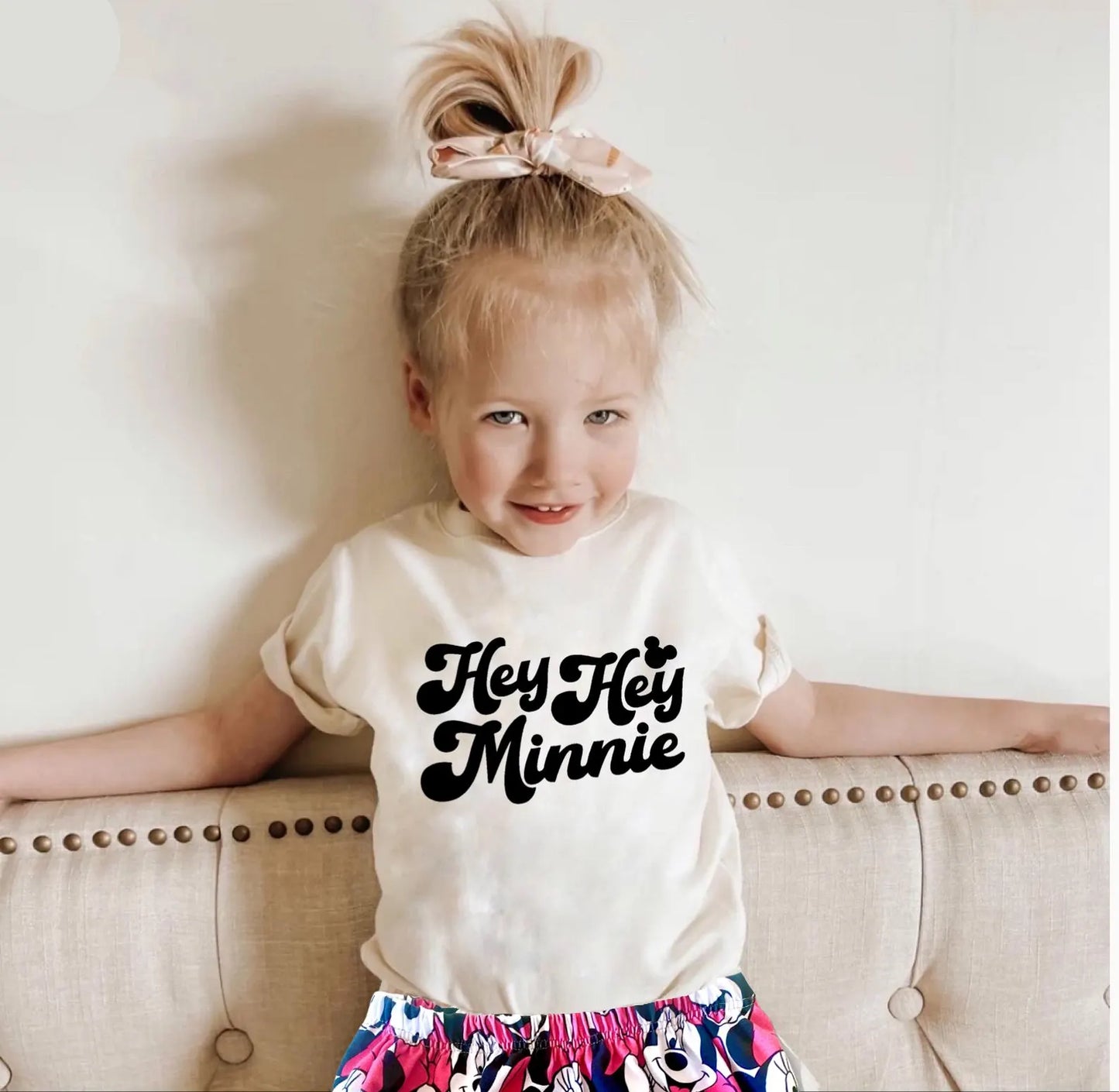 Kids Hey Minnie Graphic Tee & Optional Bottoms