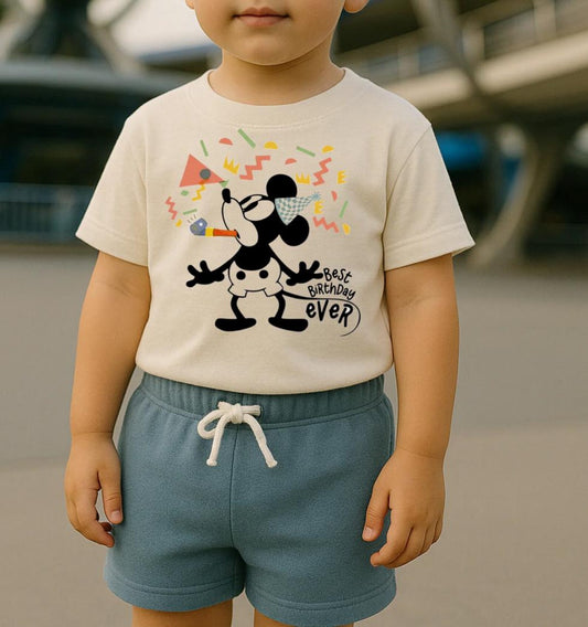 Kids Best Birthday Ever Graphic Tee + Optional Bottoms