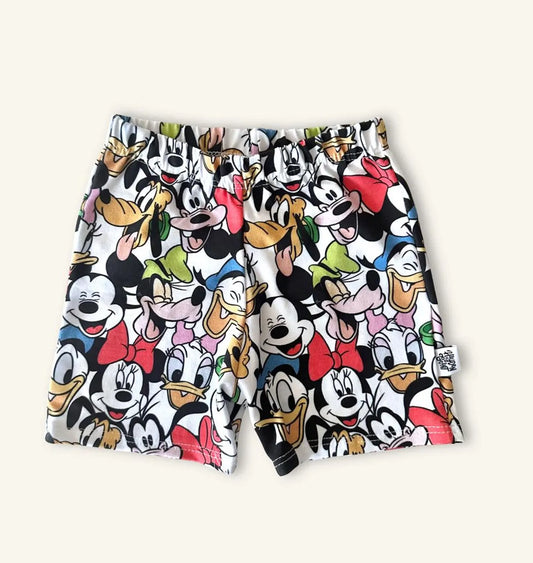 Kids Handcrafted Fab 5 Friends Crew Shorts