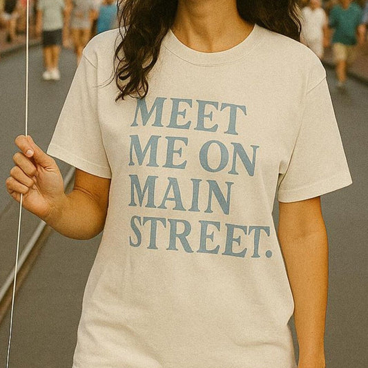 Meet Me on Main Street Family Graphic Tee