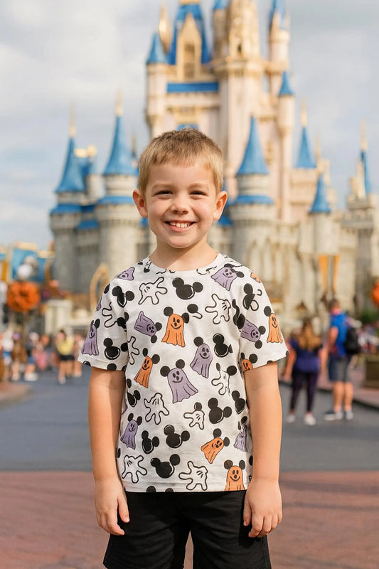 Kids Handcrafted Mouse Ghost Top & Optional Bottoms