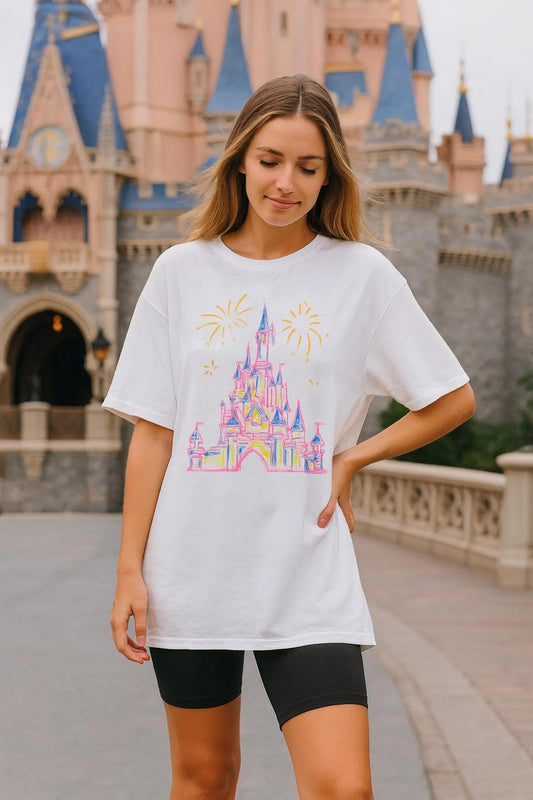 Castle Sketch Family Graphic Tee