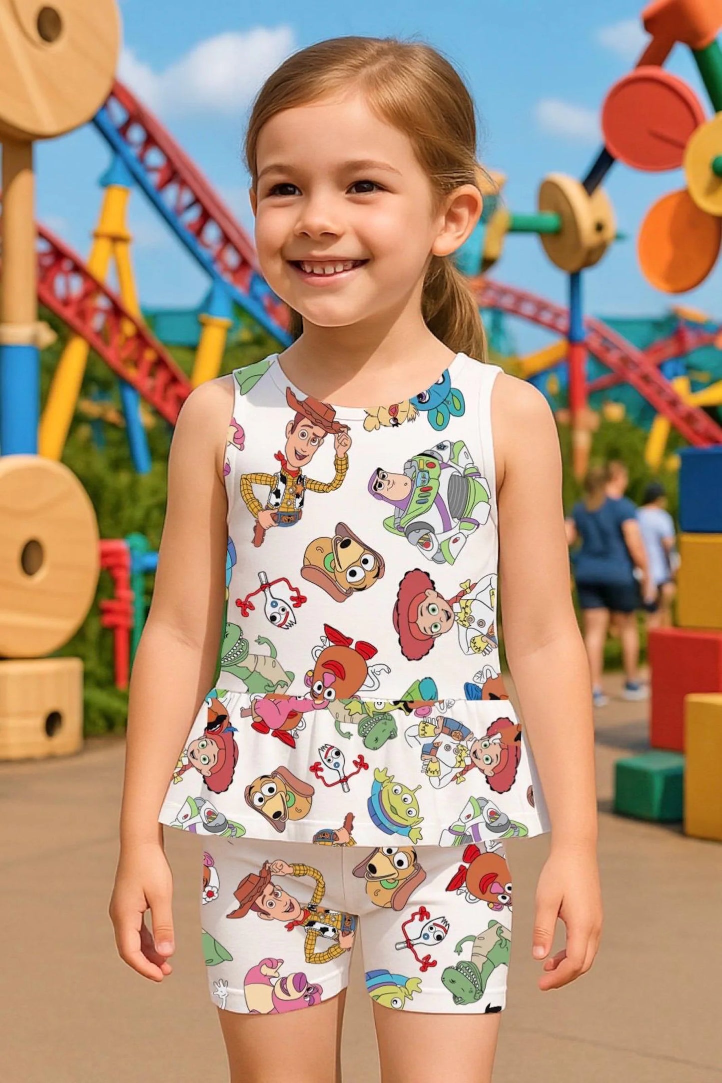 Kids Handcrafted Toy Flutter Tank & Optional Bottoms