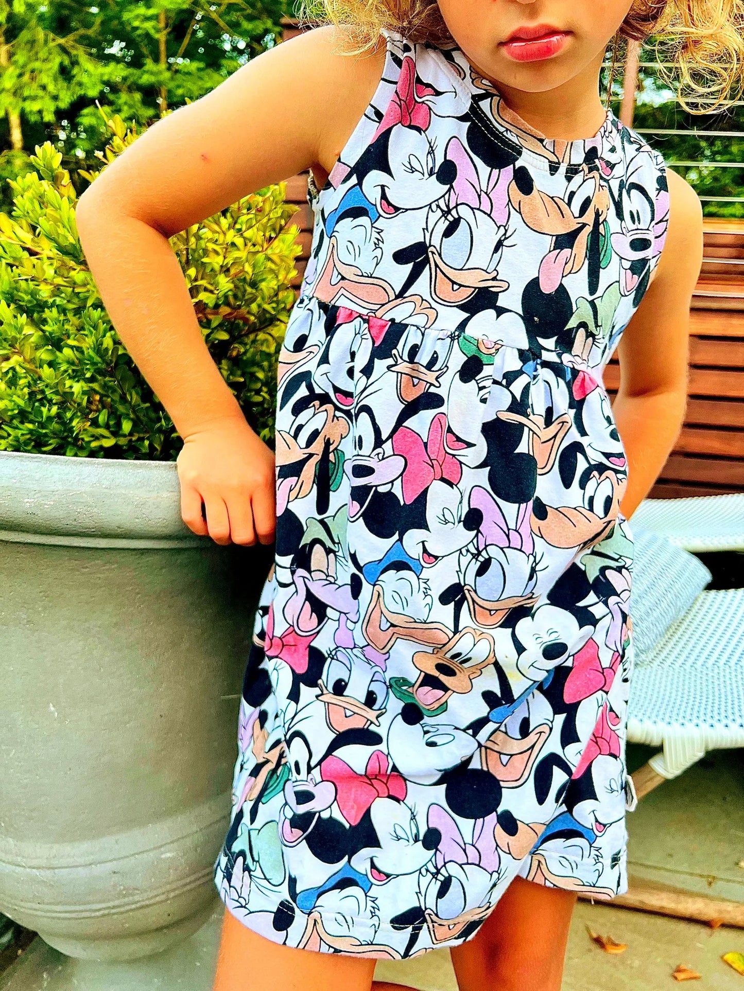 Kids Handcrafted Fab 5 Friends Peplum Dress