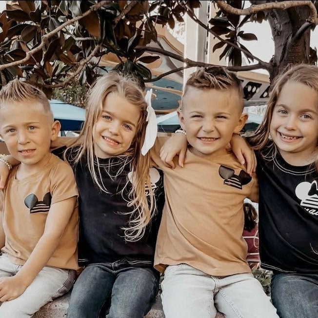Custom Mickey Name Tee , Disney Set, Disney Vacation Tee kids, baby Disney Outfit, Kids Mickey t-shirt,Boys Disney Set Outfit,Mickey Friends