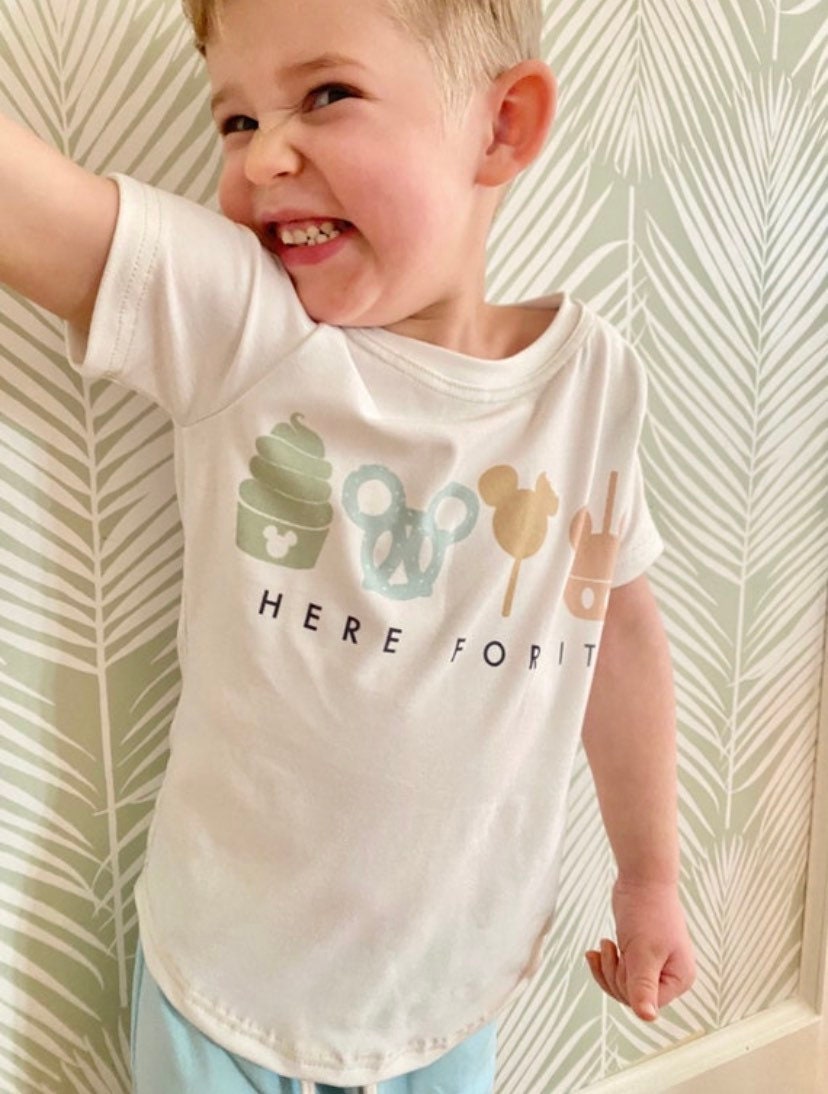 Disney Snacks T-shirt, Disney World Tee Shorts Set, Disney Vacation Outfit Kids, Disney Trip T-shirt, Disney Snacks Outfit, Mickey t-shirt