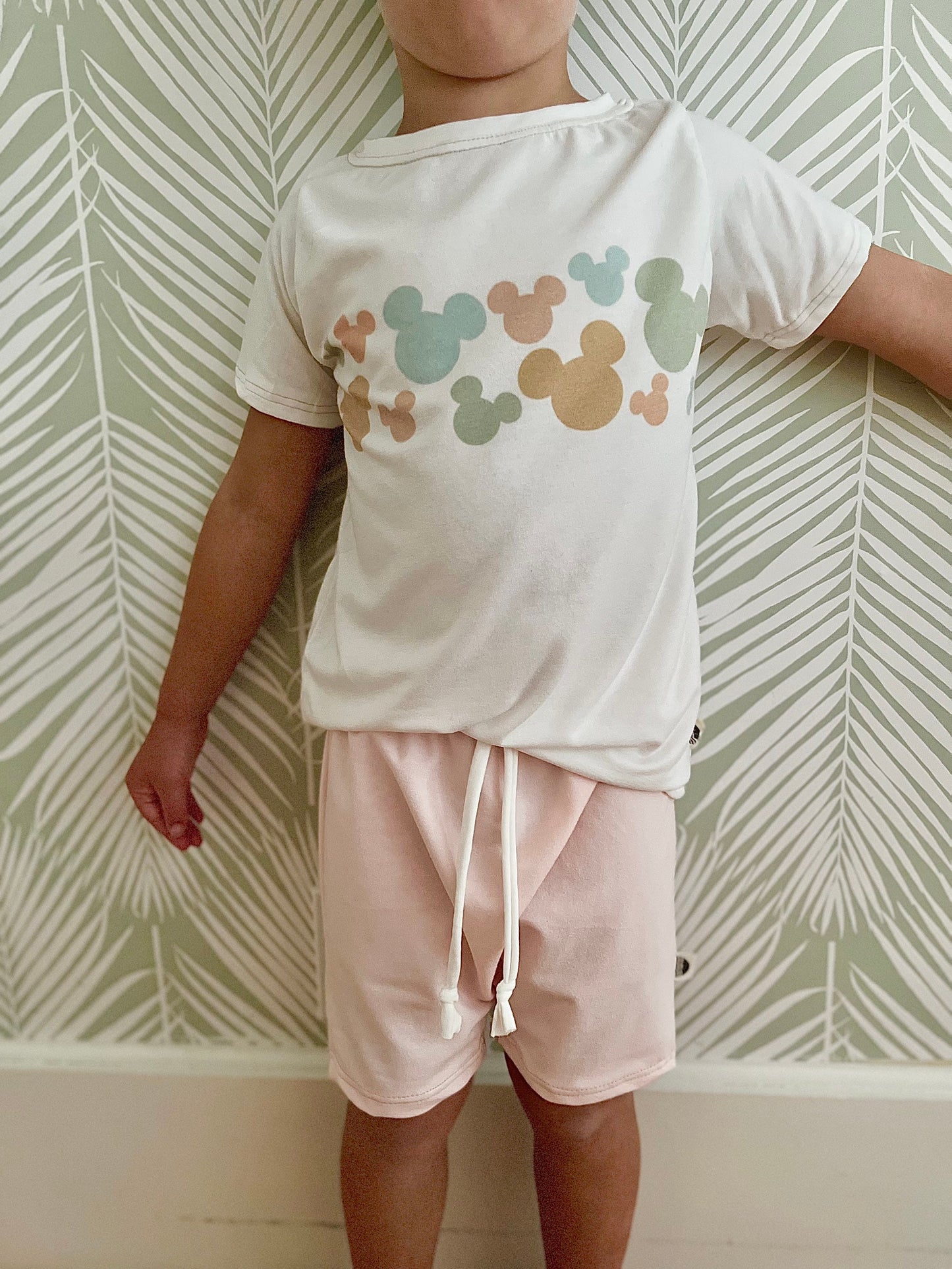 Disney Kids Mickey T-Shirt, Disney Set, Disney Vacation Outfit Kids, Kids Disney Outfit, Cool Disney Tee, Pastel Mickey Tee