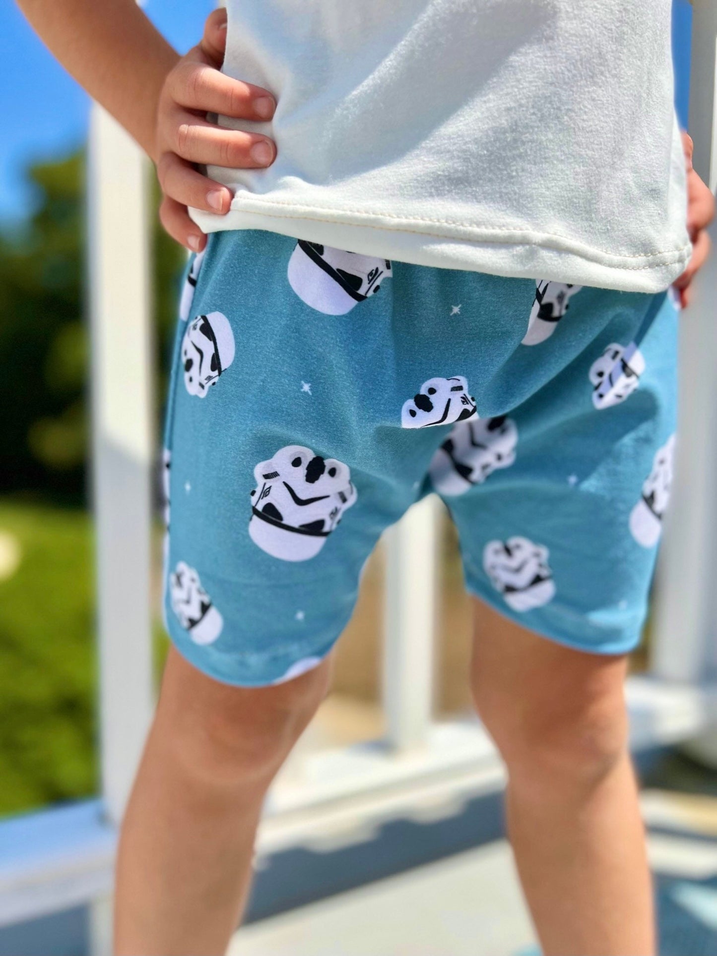 Storm Trooper Shorts kids, Star Wars Shorts, Star Wars Set, Kids Star Wars Shorts, Mandalorian, Boys Disney Shorts, Hollywood Studios Outfit