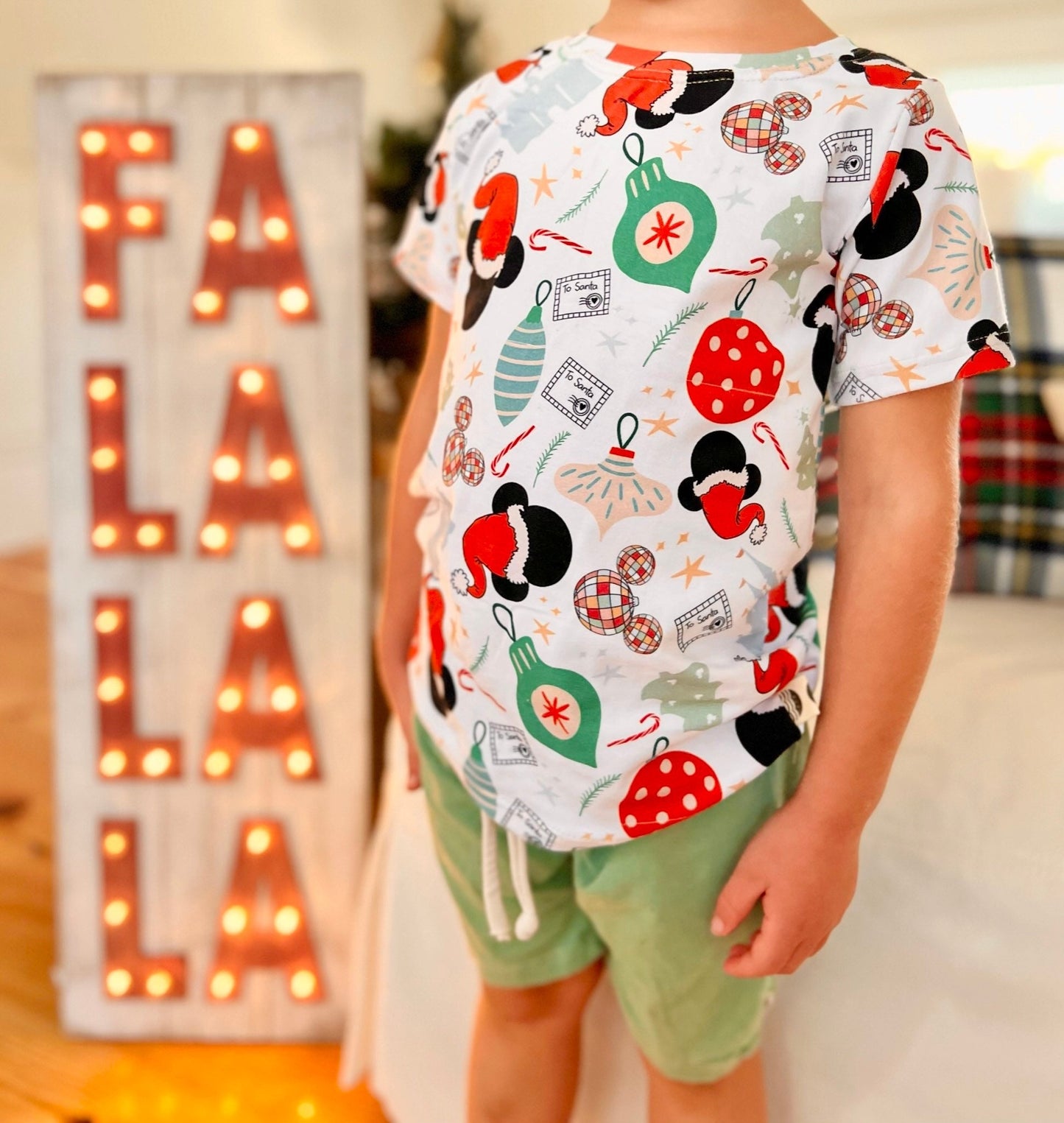 Christmas Mickey T-shirt, Disney World Christmas Tee, Disney Vacation Tee for Kids, Disney Trip T-shirt, Mickey tee, Kids Christmas Disney
