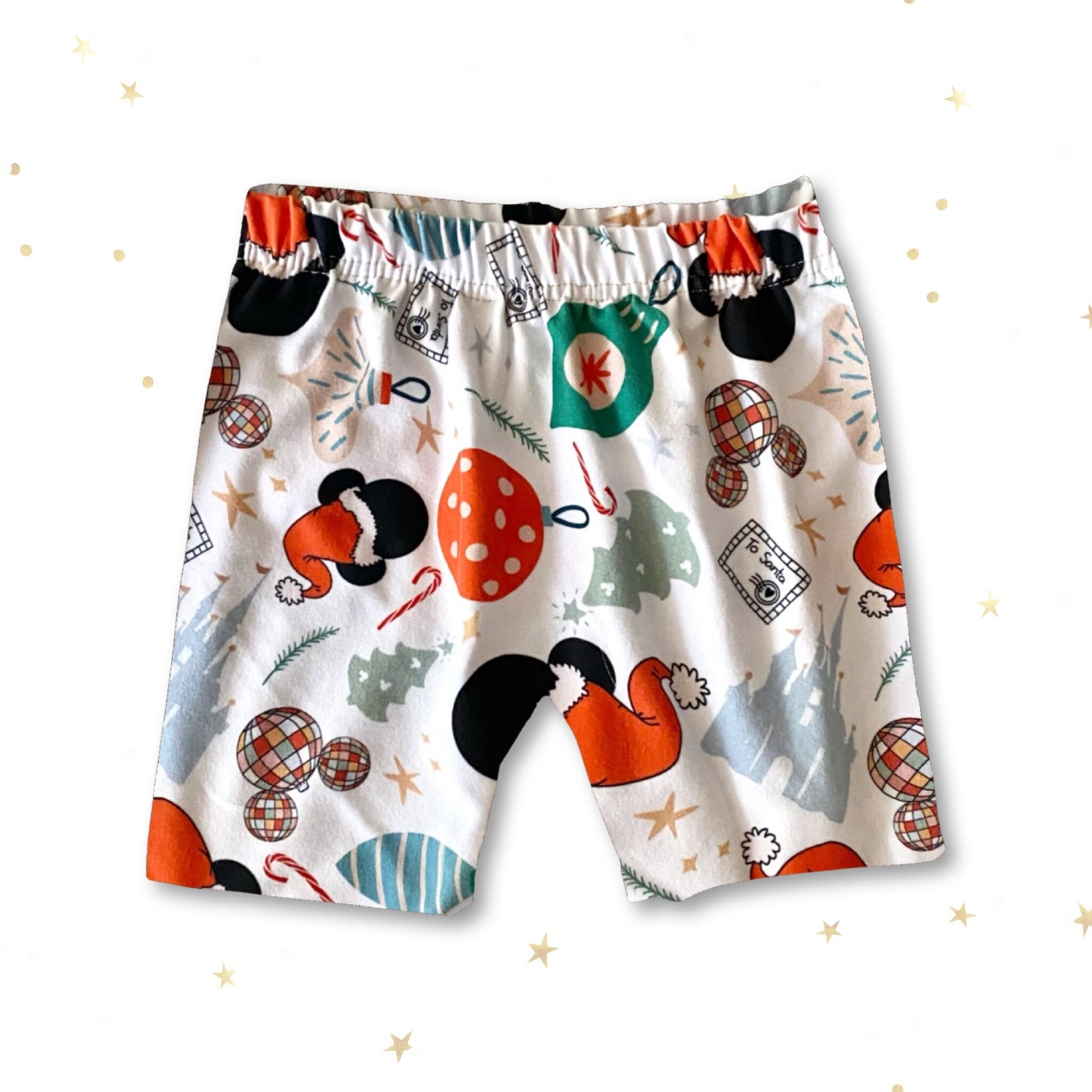 Girls Christmas Mickey Biker Shorts for Kids, Baby & Kids , Disney shorts, Mickey Shorts, Girls Disney Shorts, Christmas Biker Shorts
