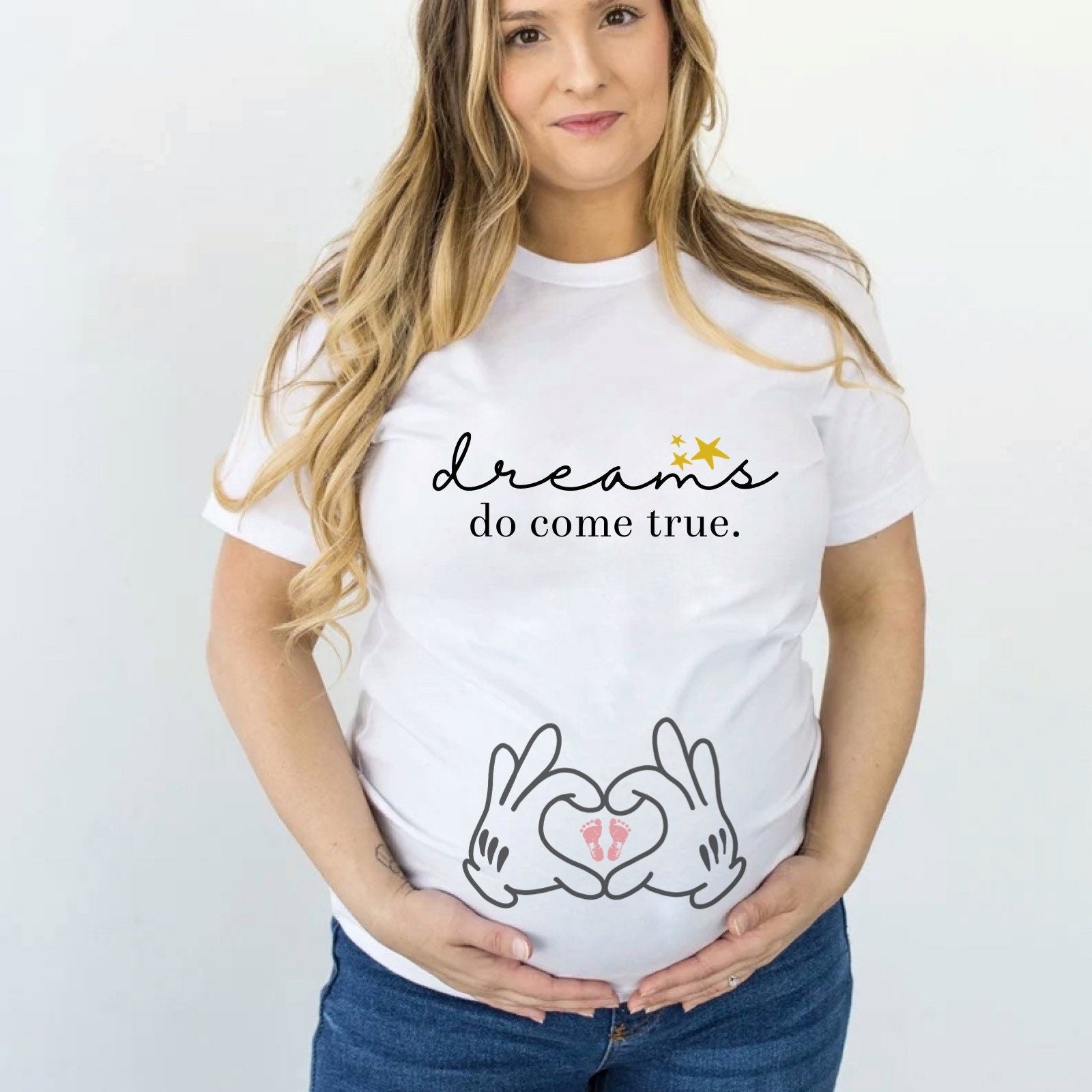Baby Announcement Tee Disney, Pregnancy Announcement Tee, Disney Baby Announcement Tee, Mom To Be Disney Tee, Mickey Mom Tee