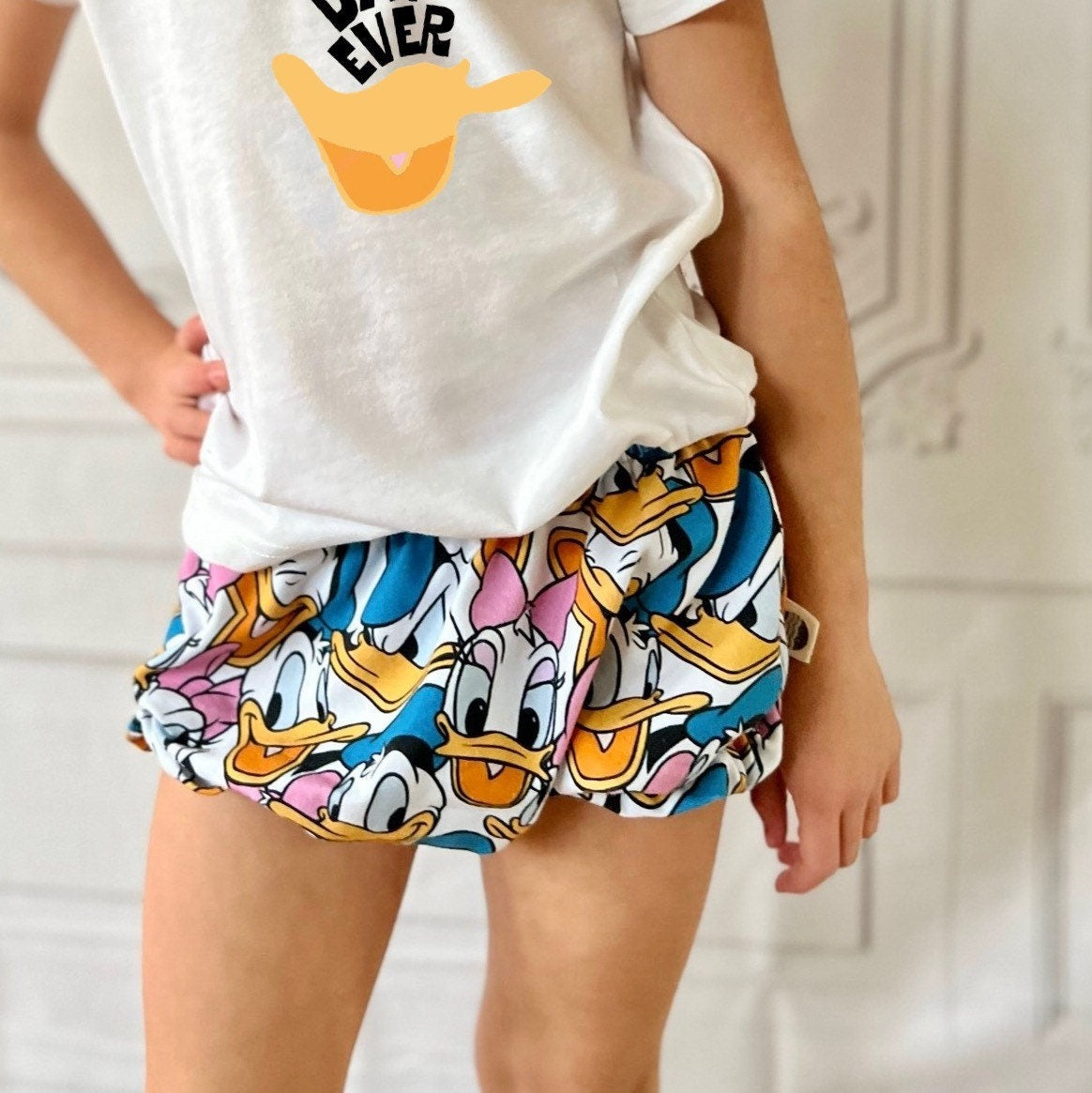 Daisy Duck Kids Tee , Disney Set, Disney Vacation Tee for kids, toddler & baby Disney Outfit, Kids Donald Duck Set, Girls Disney Set Outfit
