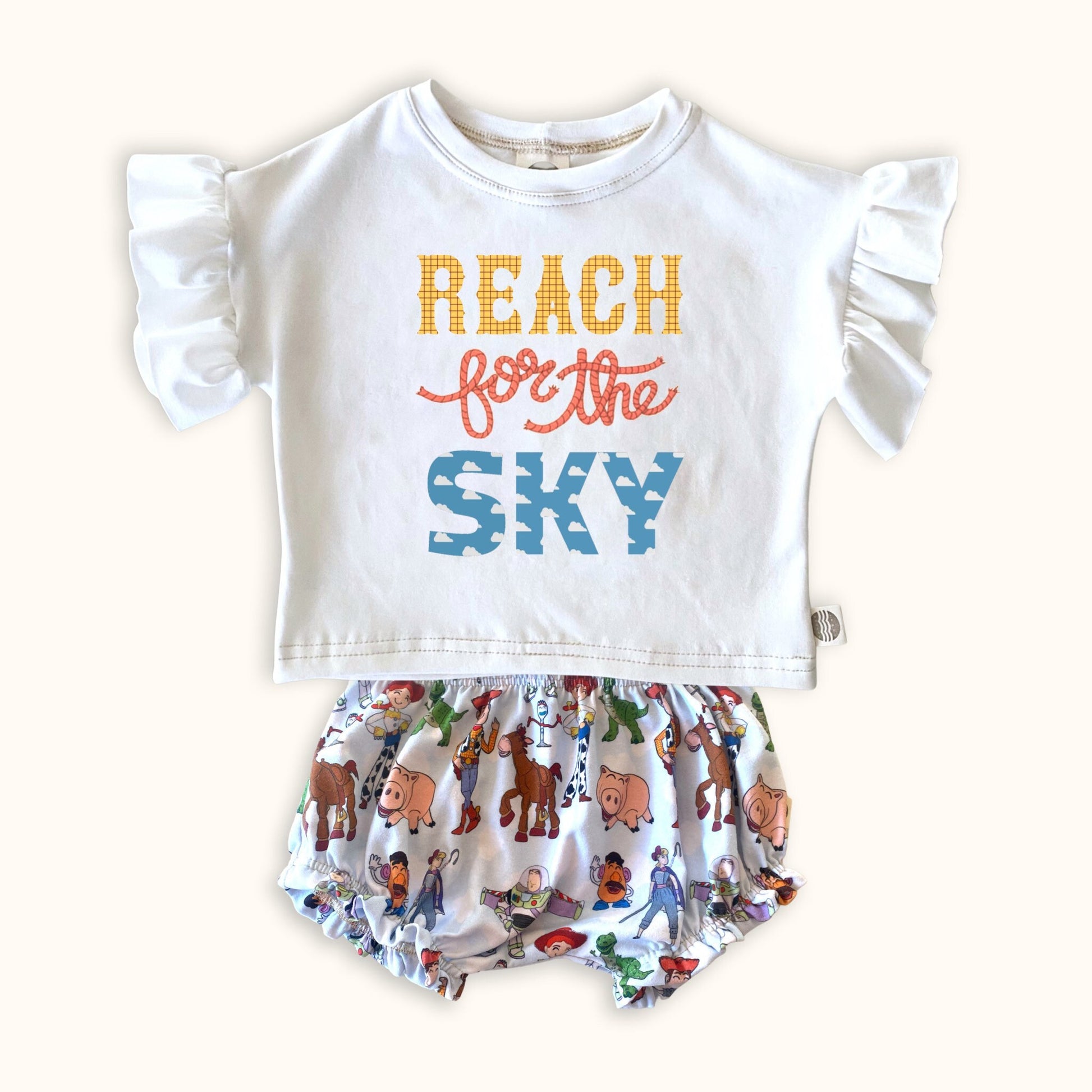 Girls Toy Story Flutter Top Ruffle Shorts Set, Disney Vacation Tee kids baby Disney Outfit, Kids Toy Story t, Girls Toy Story Set Outfit