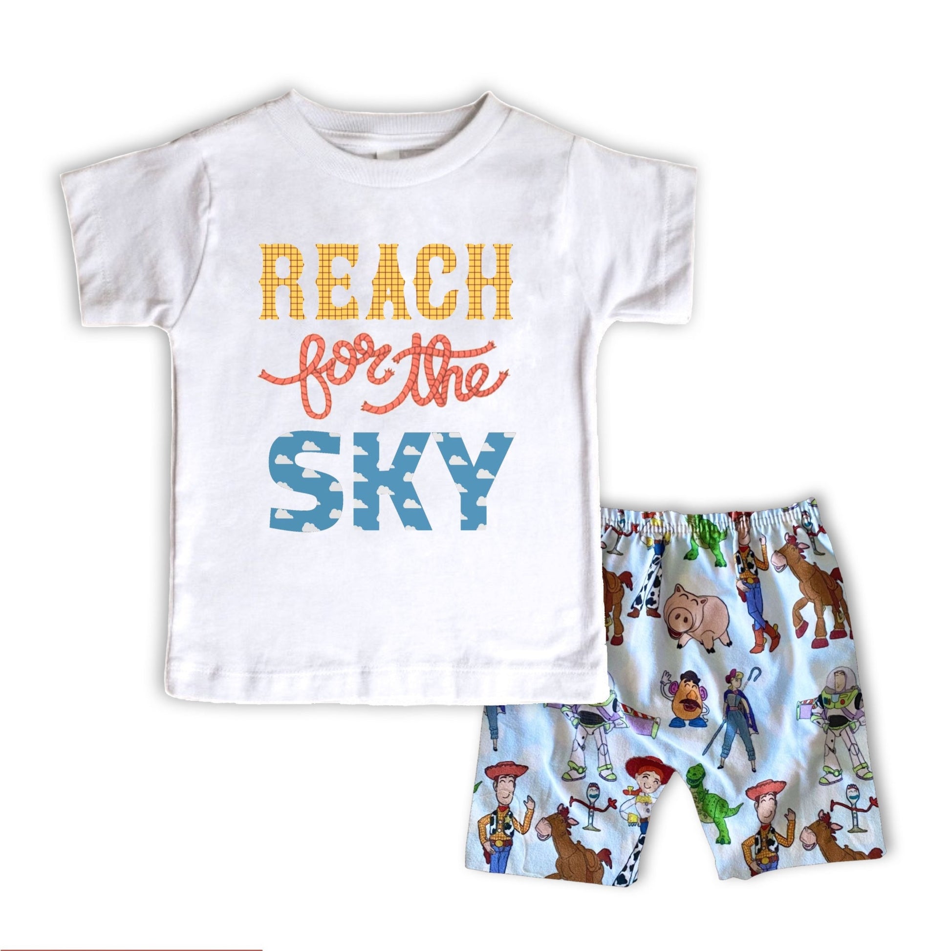 Girls Toy Story Tee Bike Shorts Set, Disney Vacation Tee kids baby Disney Outfit, Kids Toy Story t-shirt, Girls Toy Story Set Outfit