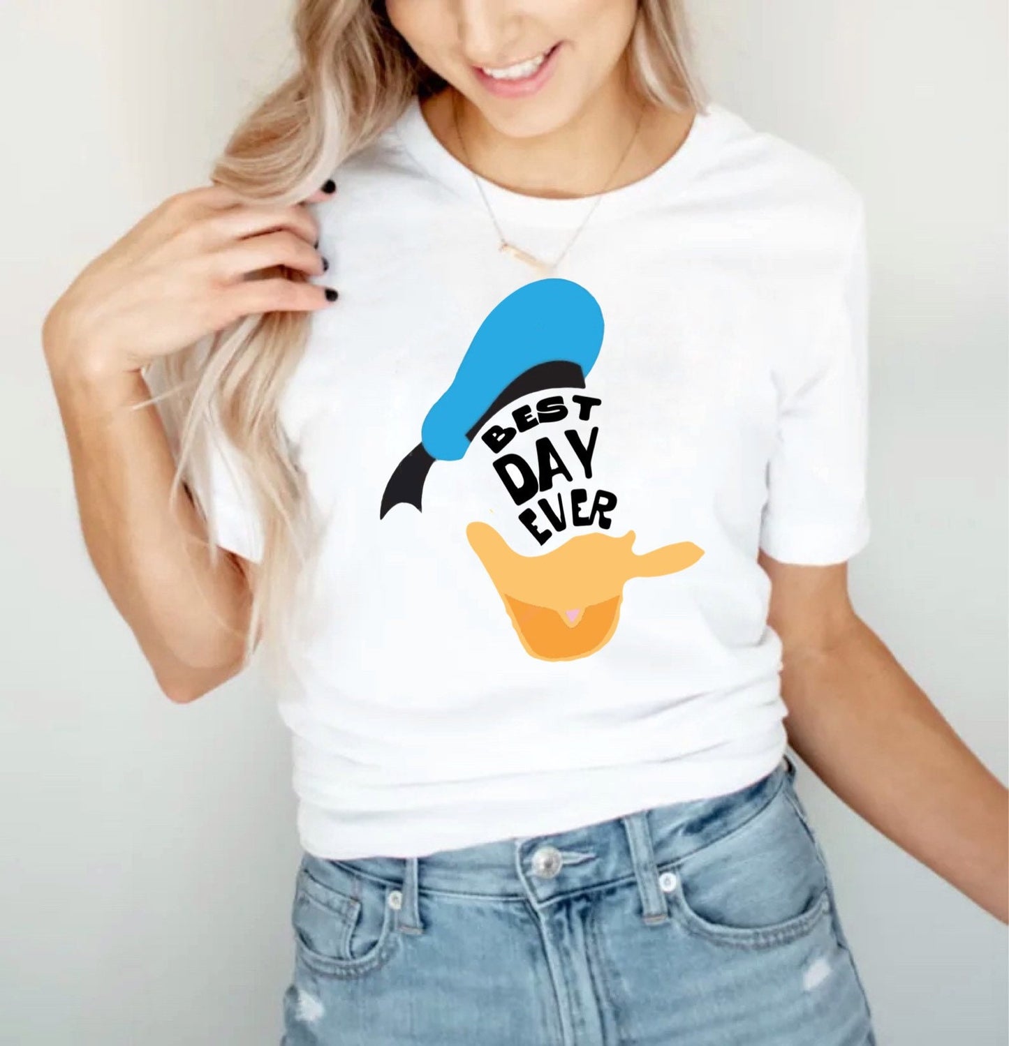 Donald Duck Tee, Women’s Disney tee, Daisy Duck Tee, Magic Kingdom Disney Tee, Adult Disney Tee , Disney Vacation Family Trip Tees