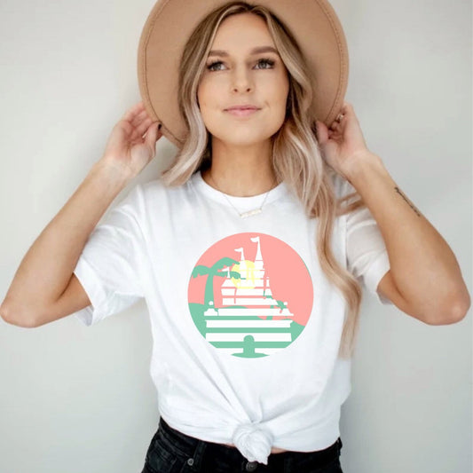 Retro Vintage Disney Graphic Tee, Women’s Disney tee, Magic Kingdom Disney Tee, Adult Disney Tee , Disney Vacation Family Trip Tees