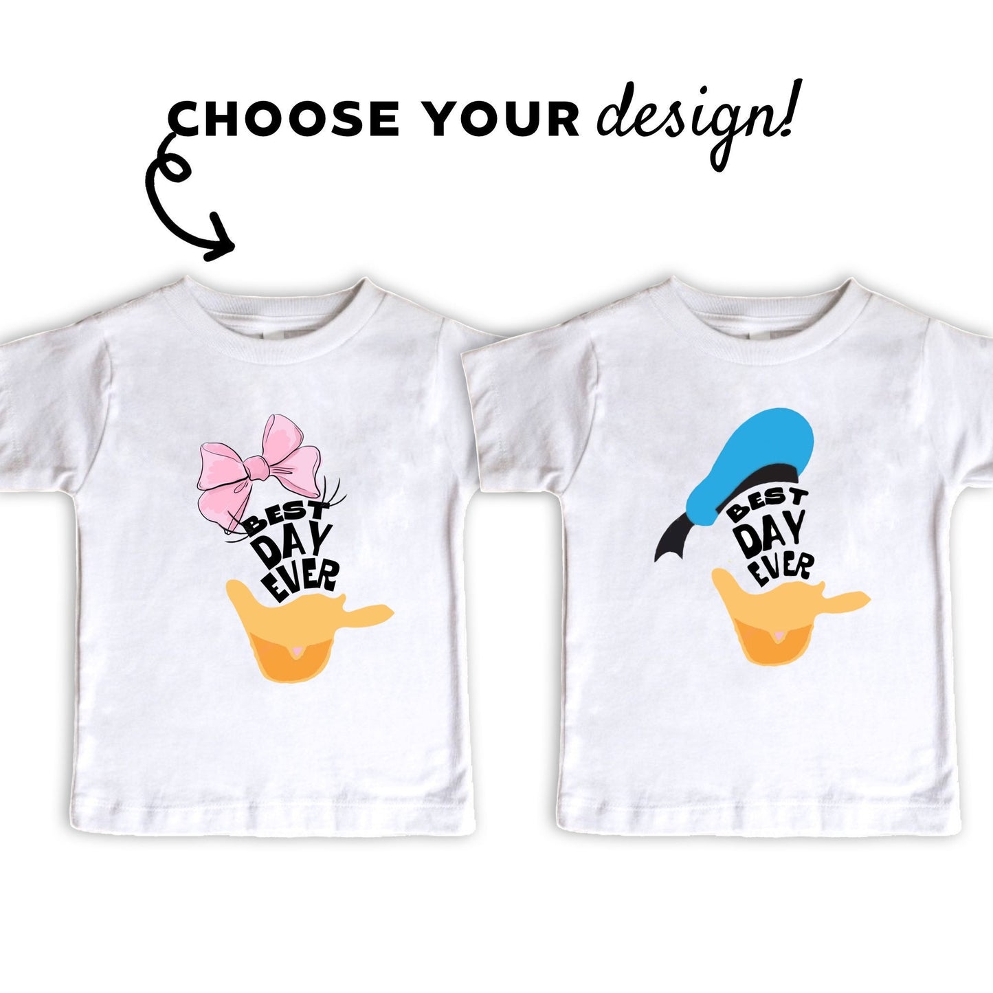 Daisy Duck Kids Tee , Disney Set, Disney Vacation Tee for kids, toddler & baby Disney Outfit, Kids Donald Duck Set, Girls Disney Set Outfit