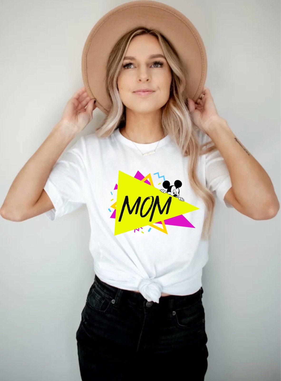 Custom Retro Disney Family Tee, Mom Disney tee, Mickey Mouse club T, Adult Disney Tee, Custom Adult Disney Vacation tee, Family Trip Tee