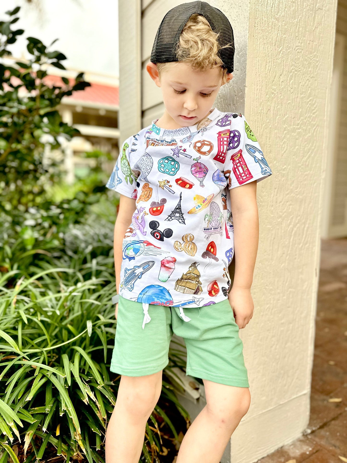 Epcot Kids T-shirt, Disney Epcot Tee, Disney Vacation Tee for Kids, Disney Trip T-shirt, Mickey tee, Disney Character Shirt, Figment Tee
