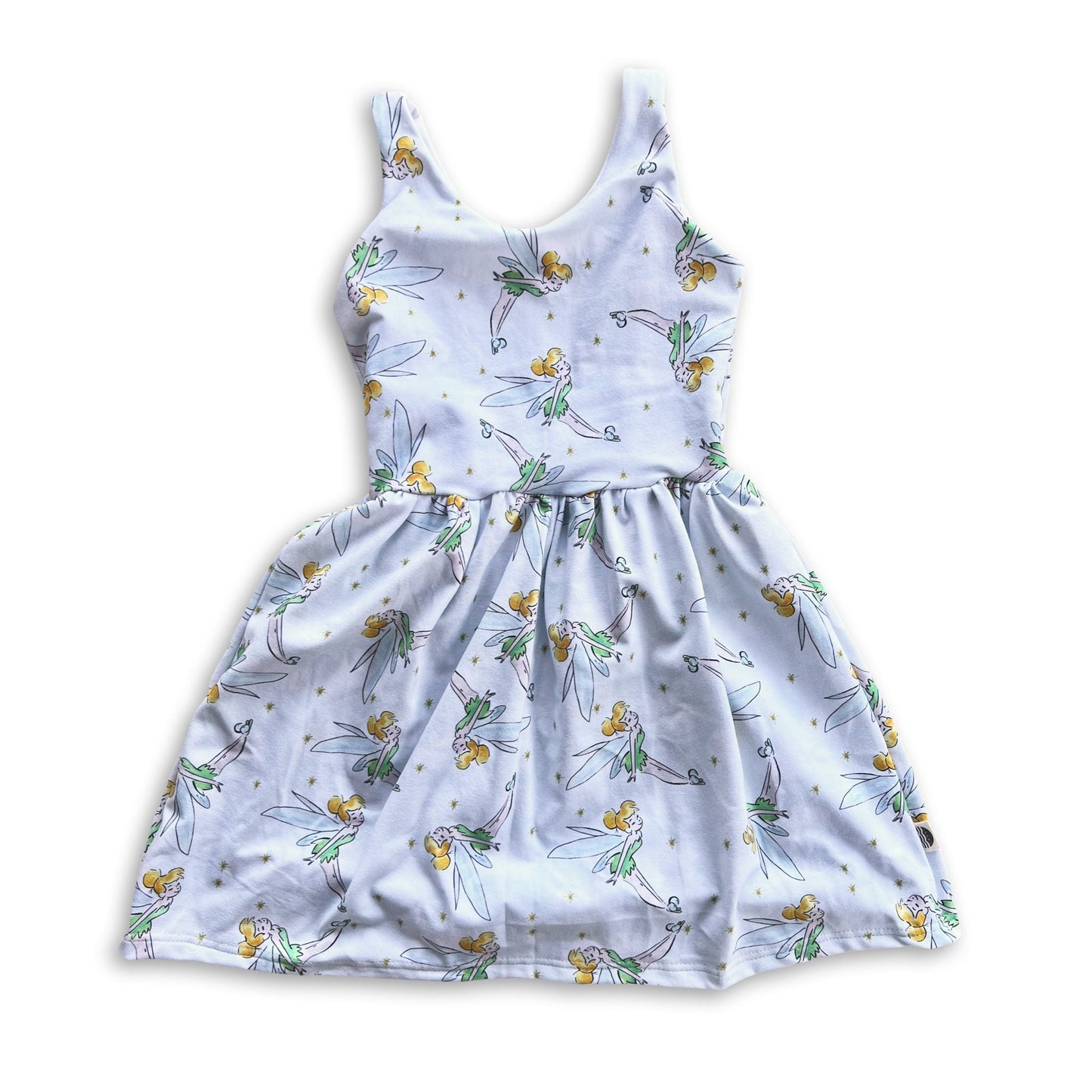Girls Tinkerbell Dress, Kids Disney Dress, Girls Disney Dress, Girls Tinkerbell Outfit, Magic Kingdom Dress, Disney World Dress Kids