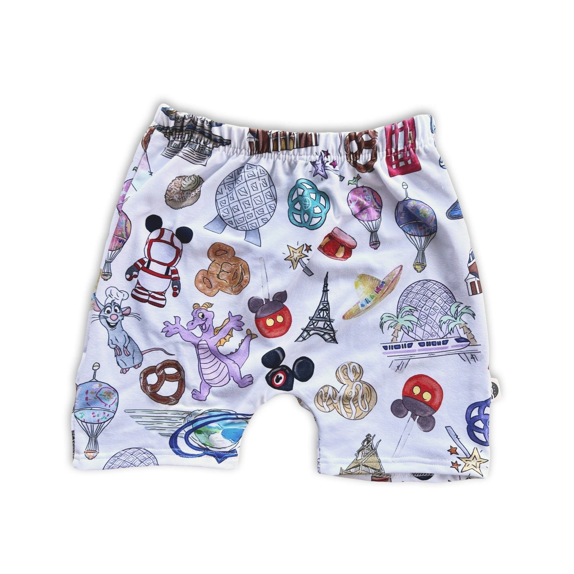 Kids Epcot Crew Shorts, Kids, Baby & Kids Disney Shorts, Mickey Shorts, Boys Disney Shorts, Kids Epcot Outfit, Figment