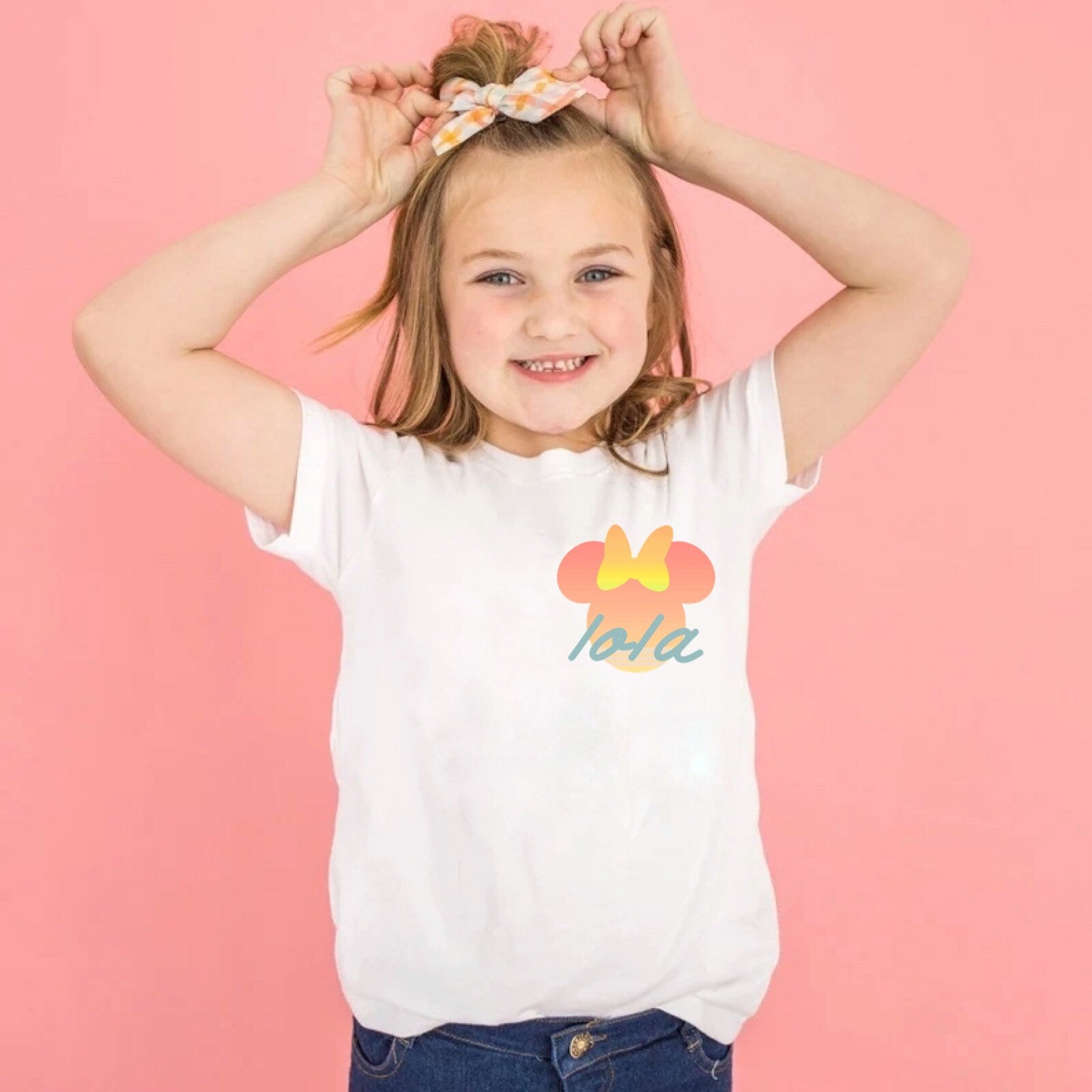Custom Disney Family Name Tee, Ombré Mickey Minnie Tee, Magic Kingdom Family Tees, Custom Adult Disney T, Disney Vacation T, Family Trip Tee