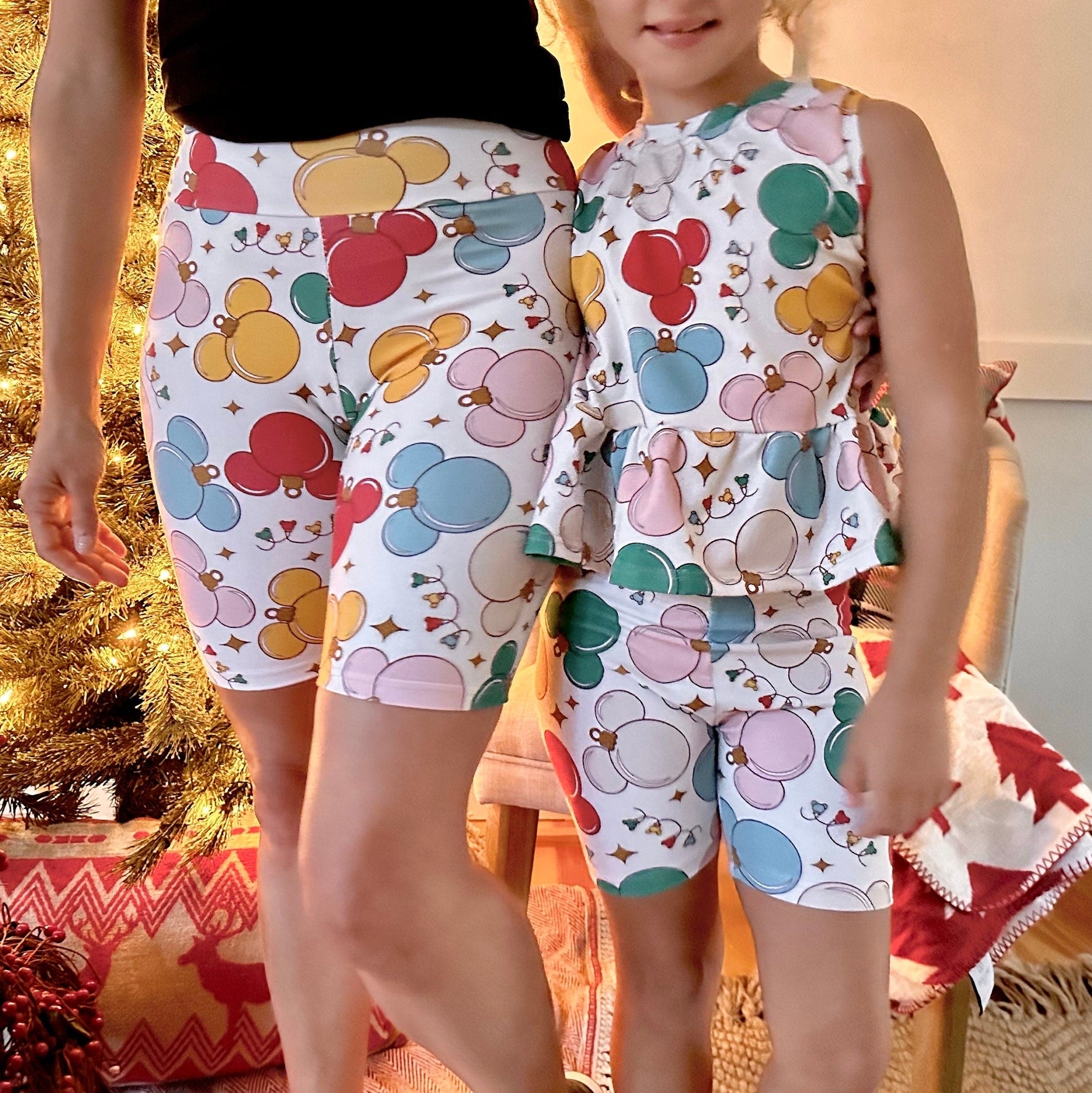 Women’s Christmas Disney Biker Shorts, Mickey Biker Shorts, Adult Mickey Bike Shorts, Disney Biker Shorts, Disney Bike Shorts Adult