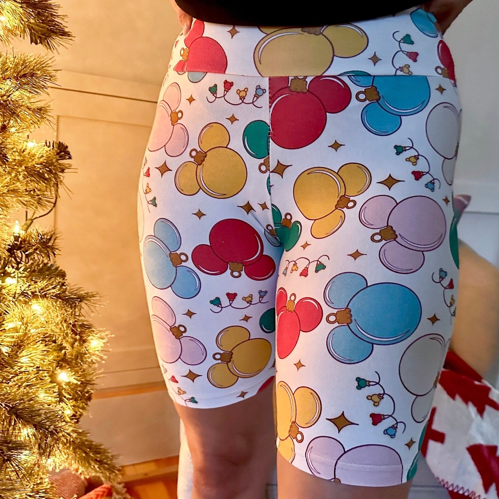 Women’s Christmas Disney Biker Shorts, Mickey Biker Shorts, Adult Mickey Bike Shorts, Disney Biker Shorts, Disney Bike Shorts Adult