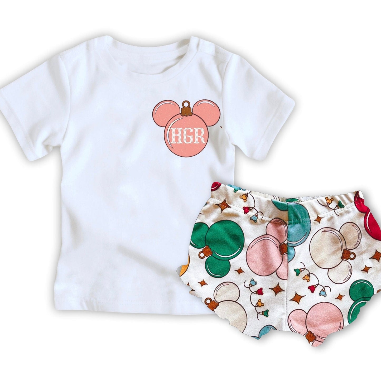 Kids Custom Mickey Christmas Set, Very Merry Christmas Outfit, Mickey Christmas Set,Disney Vacation Outfit,Magic Kingdom Outfit