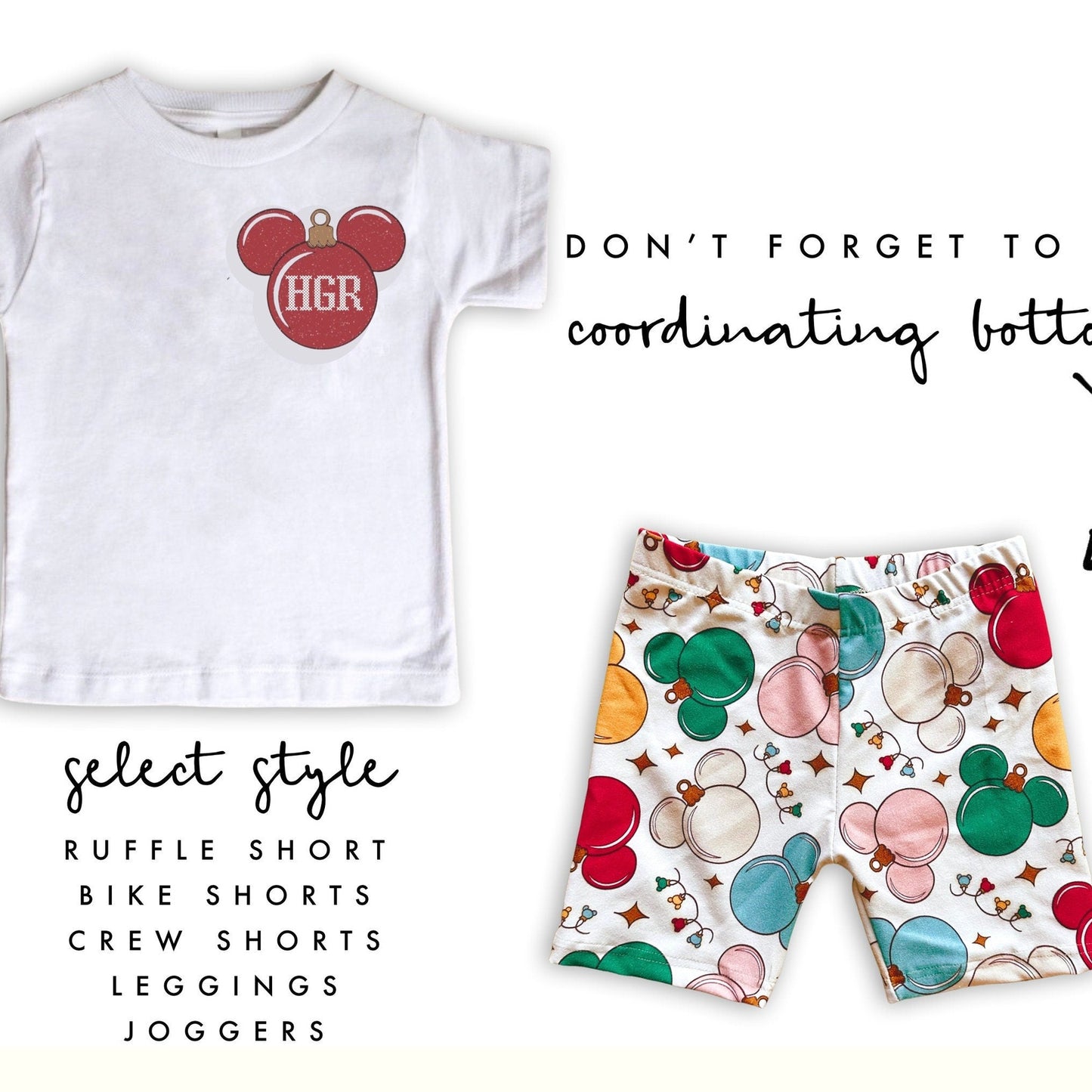 Kids Custom Mickey Christmas Set, Very Merry Christmas Outfit, Mickey Christmas Set,Disney Vacation Outfit,Magic Kingdom Outfit