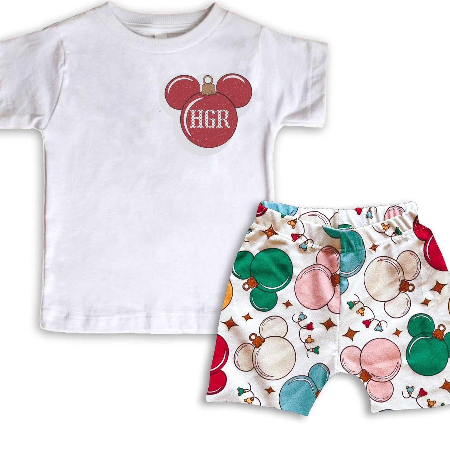 Kids Custom Mickey Christmas Set, Very Merry Christmas Outfit, Mickey Christmas Set,Disney Vacation Outfit,Magic Kingdom Outfit