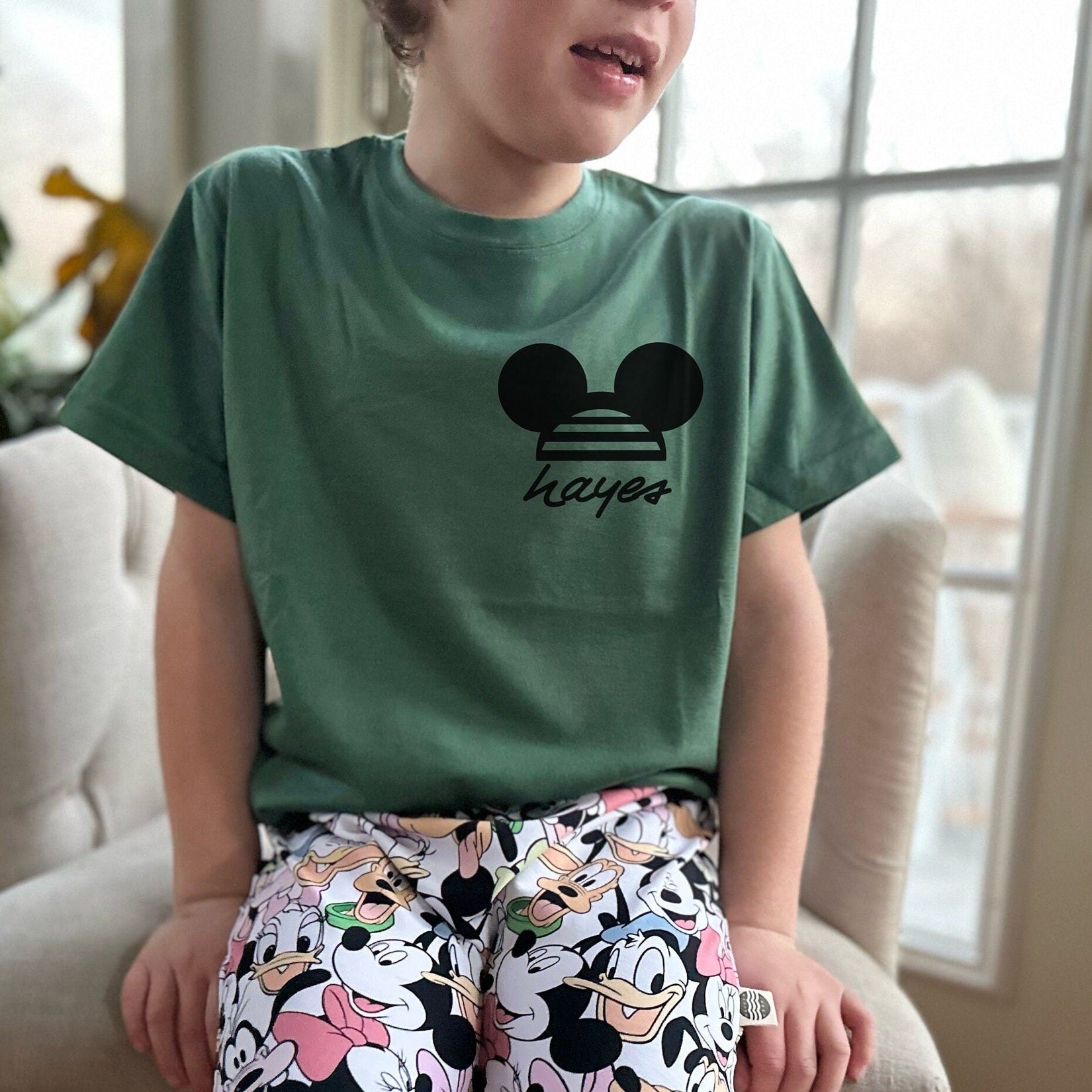 Custom Mickey Name Tee , Disney Set, Disney Vacation Tee kids, baby Disney Outfit, Kids Mickey t-shirt,Boys Disney Set Outfit,Mickey Friends