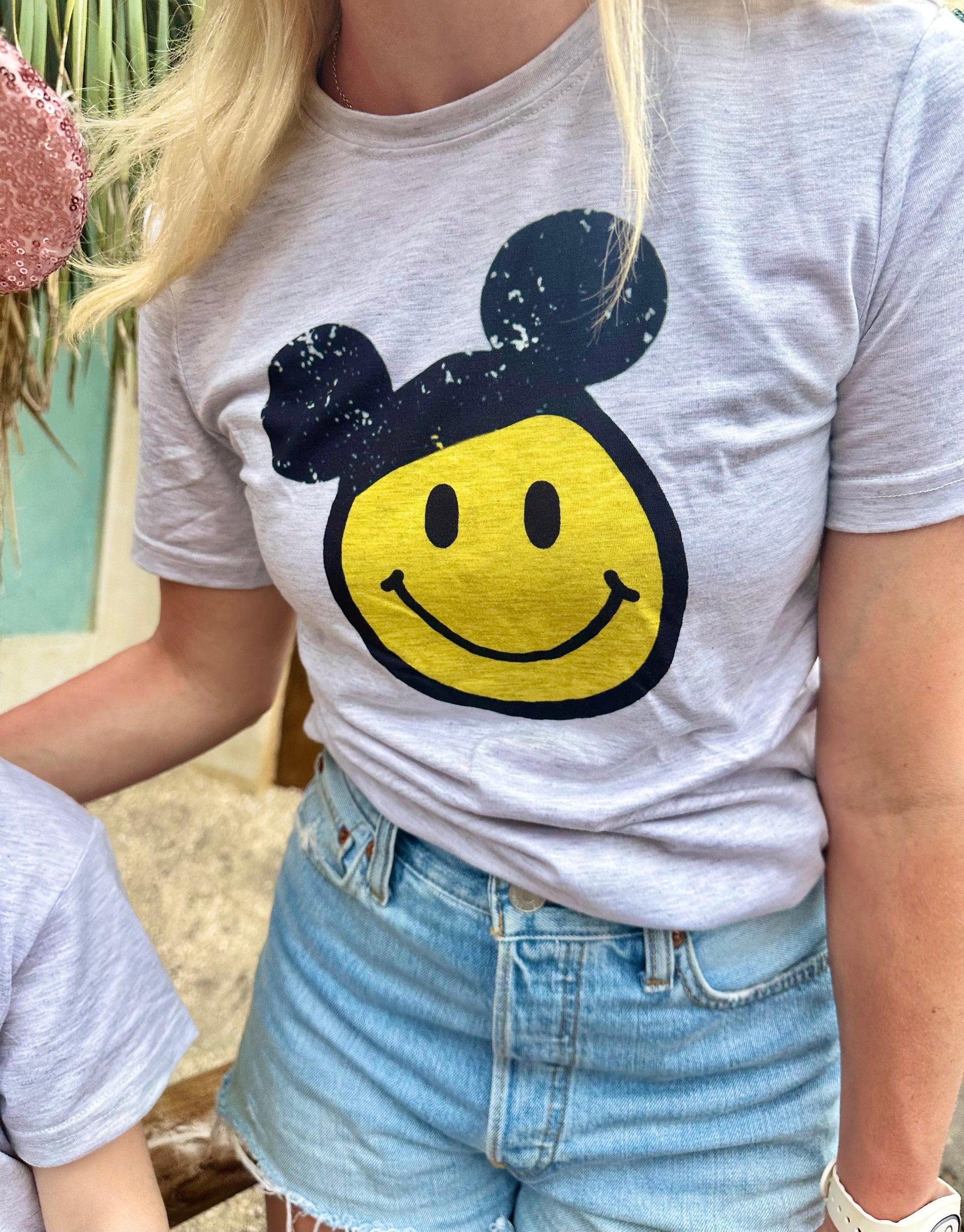Mickey Smiley Face Disney tee, Mickey Family Tee, Kids Adult Epcot Disney Tee, Adult Disney Tee , Disney Vacation Family Trip Tees