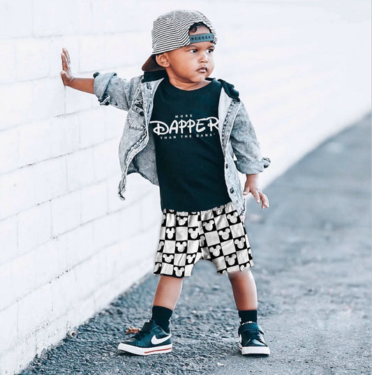 More Dapper Than the Dans T-shirt, Kids Disney t-shirt, Disney Vacation Tee for Kids & Toddler, Kids Magic Kingdom Tee, Cool Disney Tee
