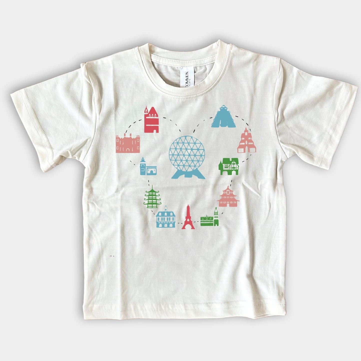 Kids Epcot Countries Tee, Disney World Tee, Disney Vacation Kids Set, Disney kids Outfit,Disney Trip Tee, Epcot Shirt, WDW Kids Tees