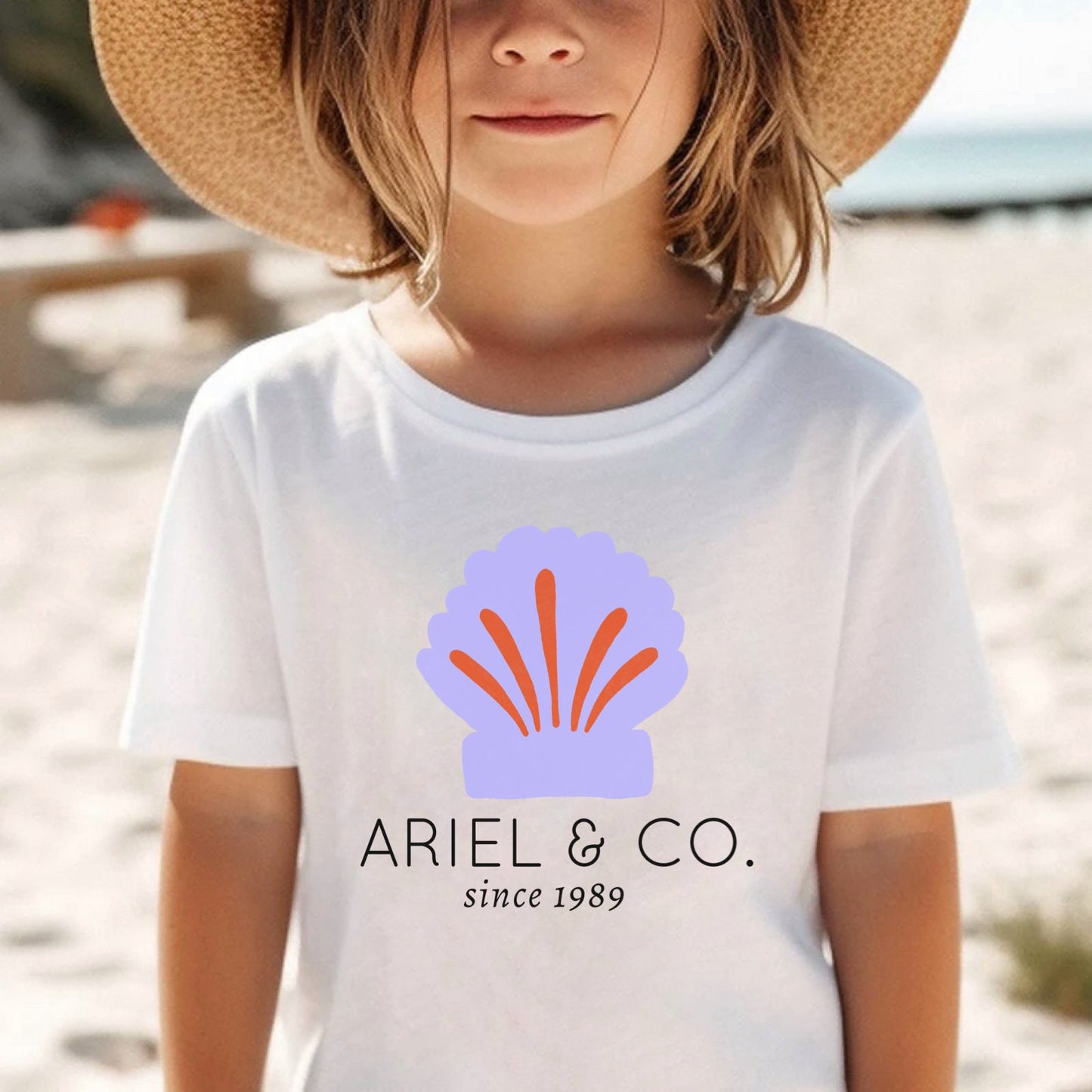 Little Mermaid Name T-shirt ,Girls Disney Set Shorts Tee,Disney Vacation Tee kids & baby Disney Outfit,Kids Ariel tshirt,Girls Disney Outfit