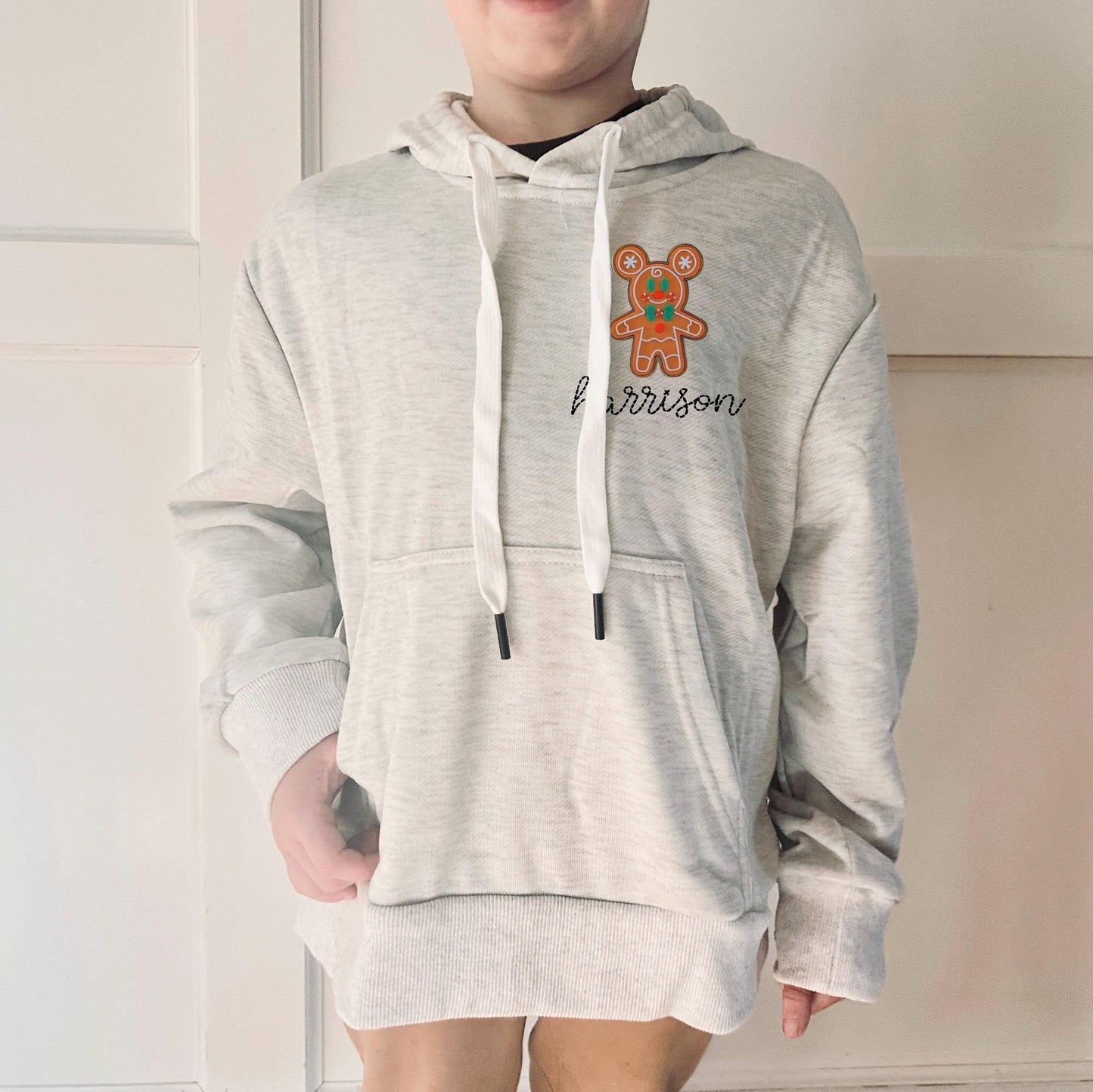 Family Disney Gingerbread Mickey Hoodie, Disney Christmas Hoodie, Mommy Me Disney Sweatshirt, Unisex family Disney sweatshirts