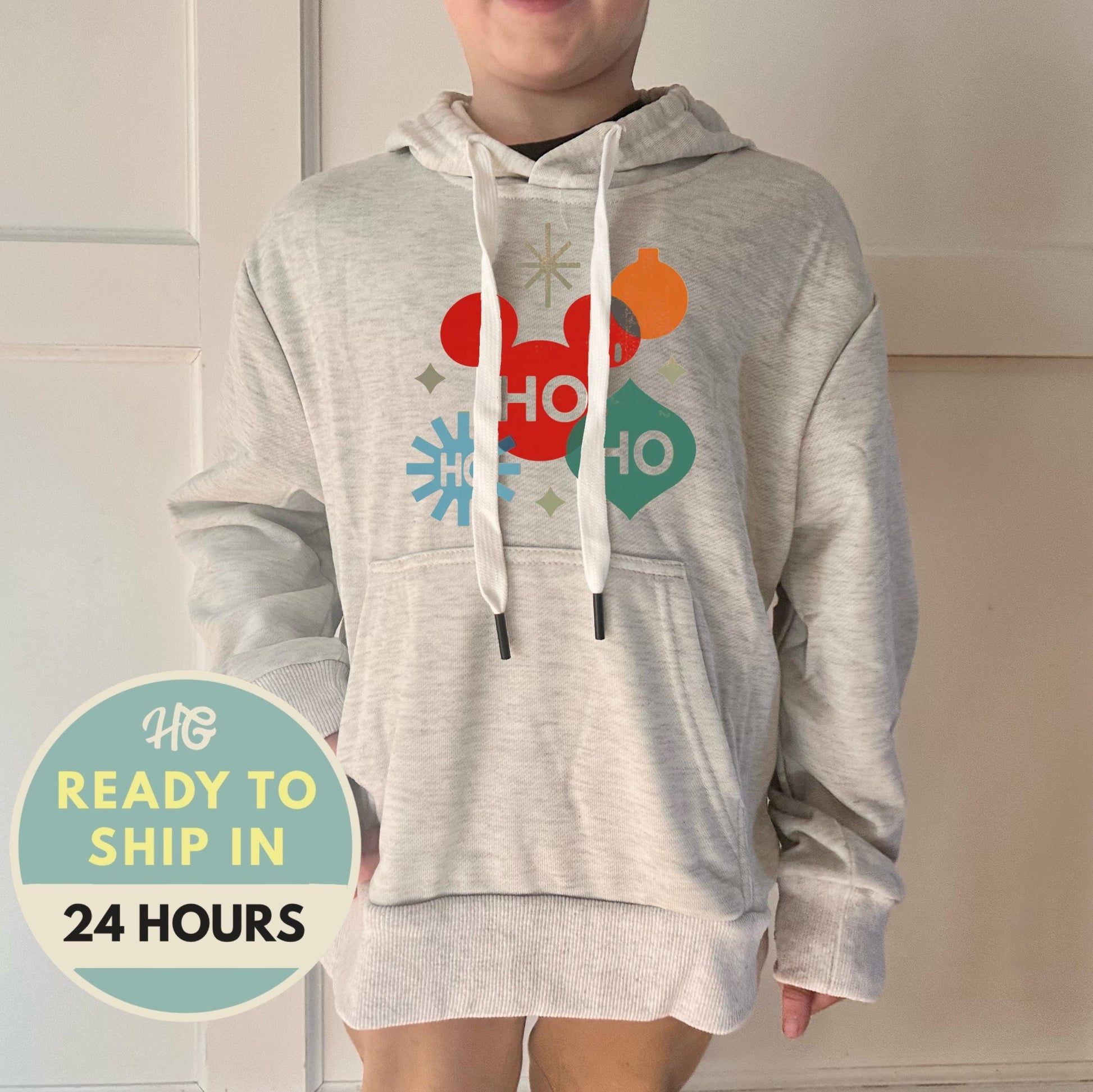 Family Disney Ho Ho Ho Hoodie, Disney Christmas Hoodie, Mommy Me Disney Sweatshirt, Unisex family Disney sweatshirts