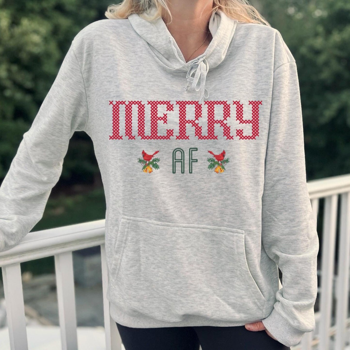 Merry AF Hoodie, Funny Christmas Hoodie, Merry Christmas Sweatshirt, Unisex Christmas sweatshirt hoodie
