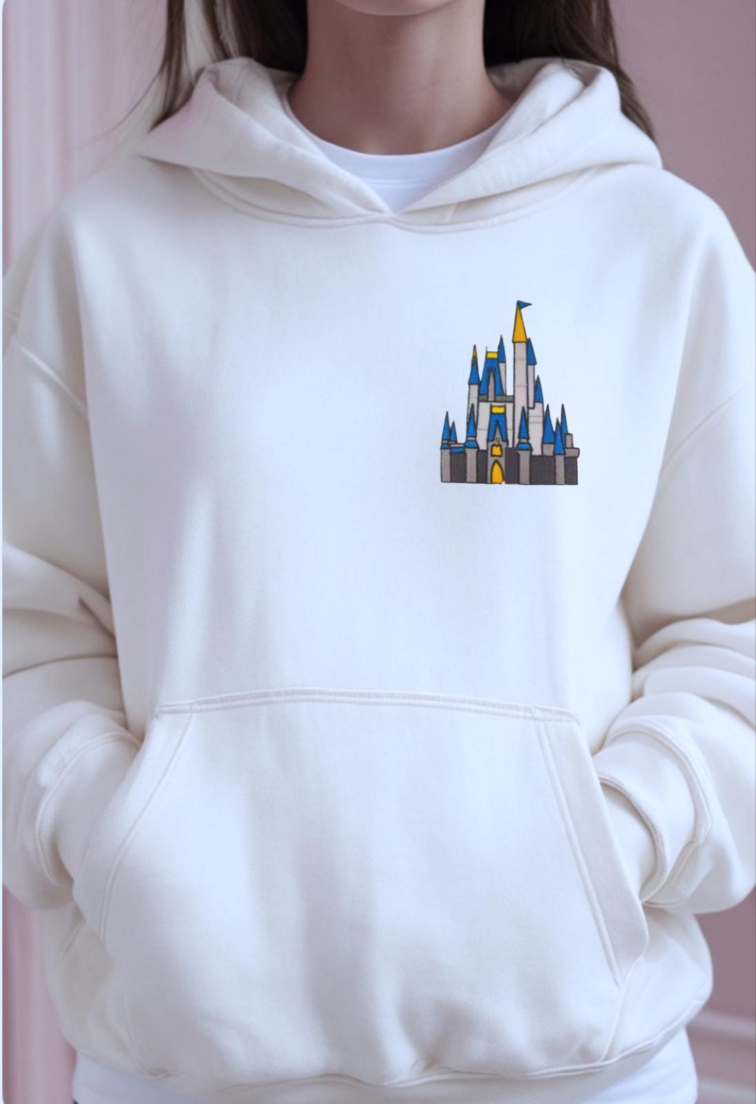 Emroidered Patch Magic KingdomCastle Hoodie, Disney Family Sweatshirts, Mickey Hoodie, Mommy Me Disney Sweatshirt,Family Disney sweatshirts