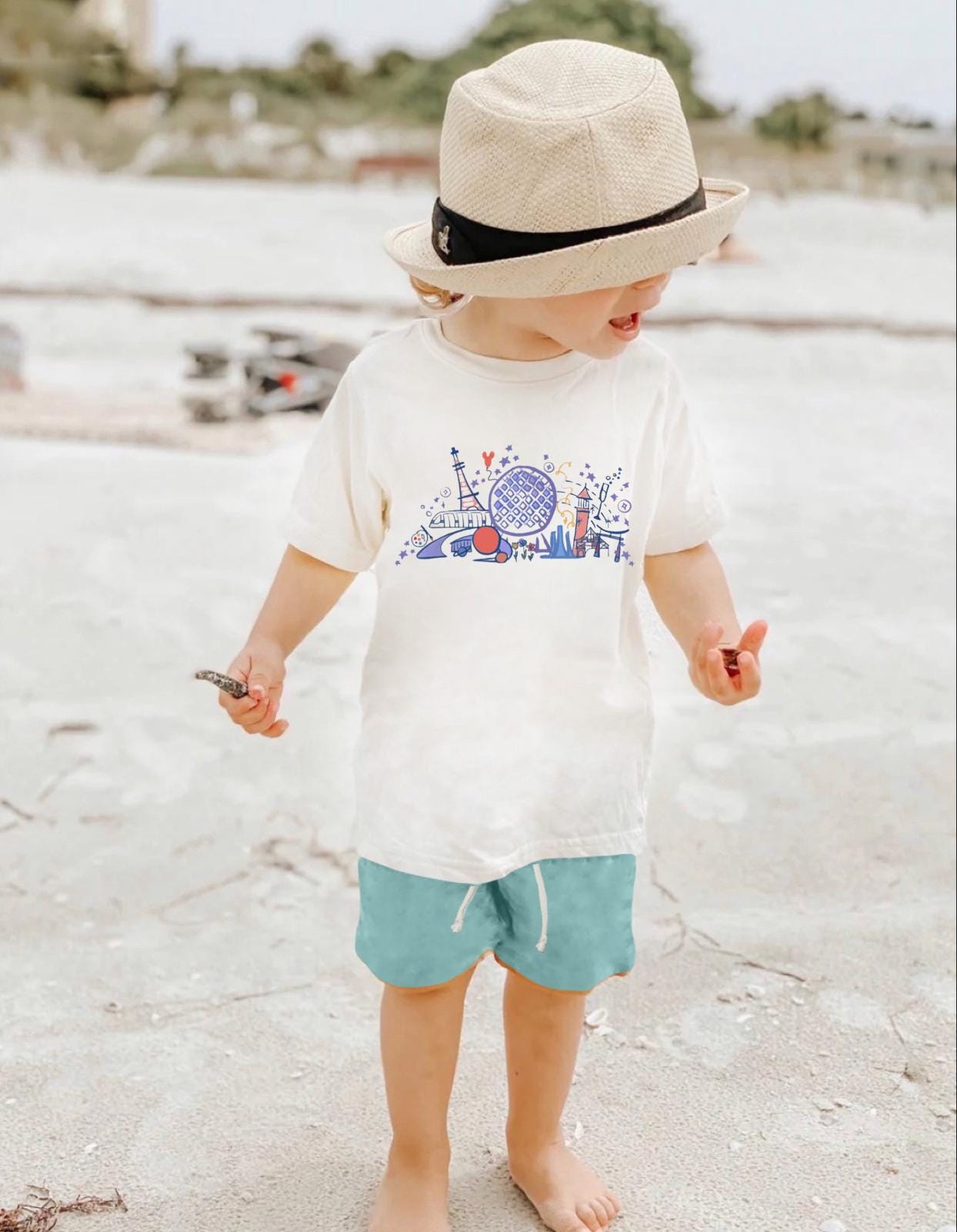 Kids Retro Epcot Tee, Disney World Tee, Disney Vacation Kids Set, Disney kids Outfit,Disney Trip Tee, Kids Epcot Outfit , WDW Kids Tees