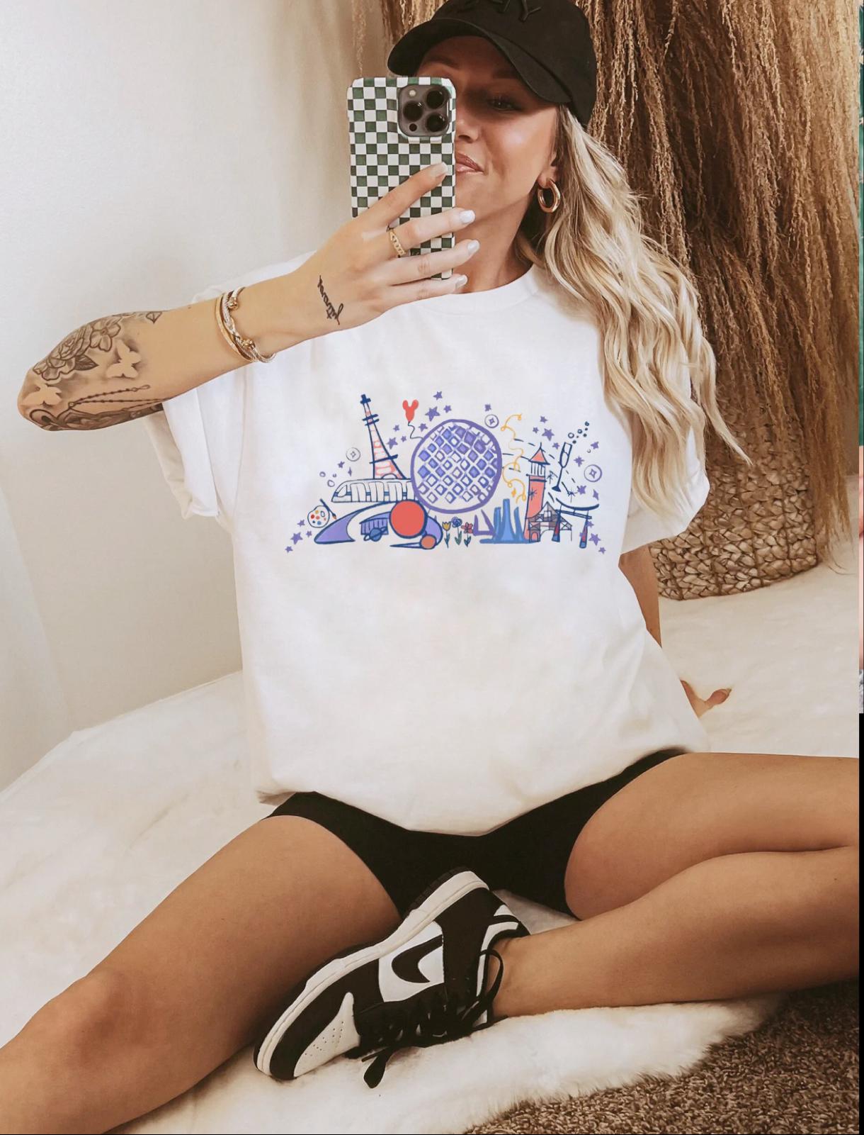 Retro Epcot Family t-shirt, Adult Epcot Shirt, Kids Epcot Disney Tee, Vintage Epcot Tee, Adult Disney Tee , Disney Vacation Family Trip Tees