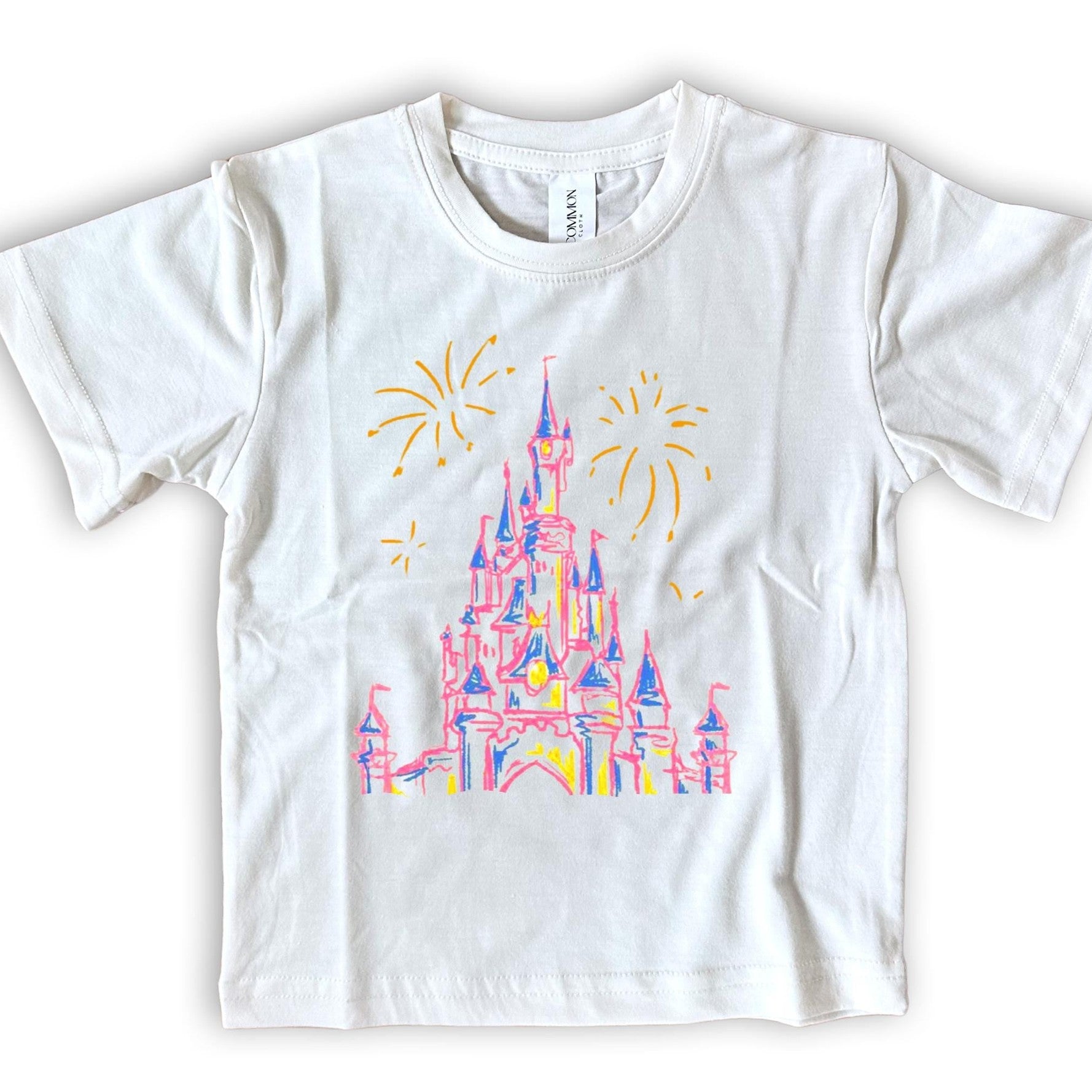 Sketch Castle Magic Kingdom Tee Set, Magic Kingdom Outfit , Disney Set, Kids Disney Vacation Outfit, Disneyworld Outfit, Girls Disney Outfit
