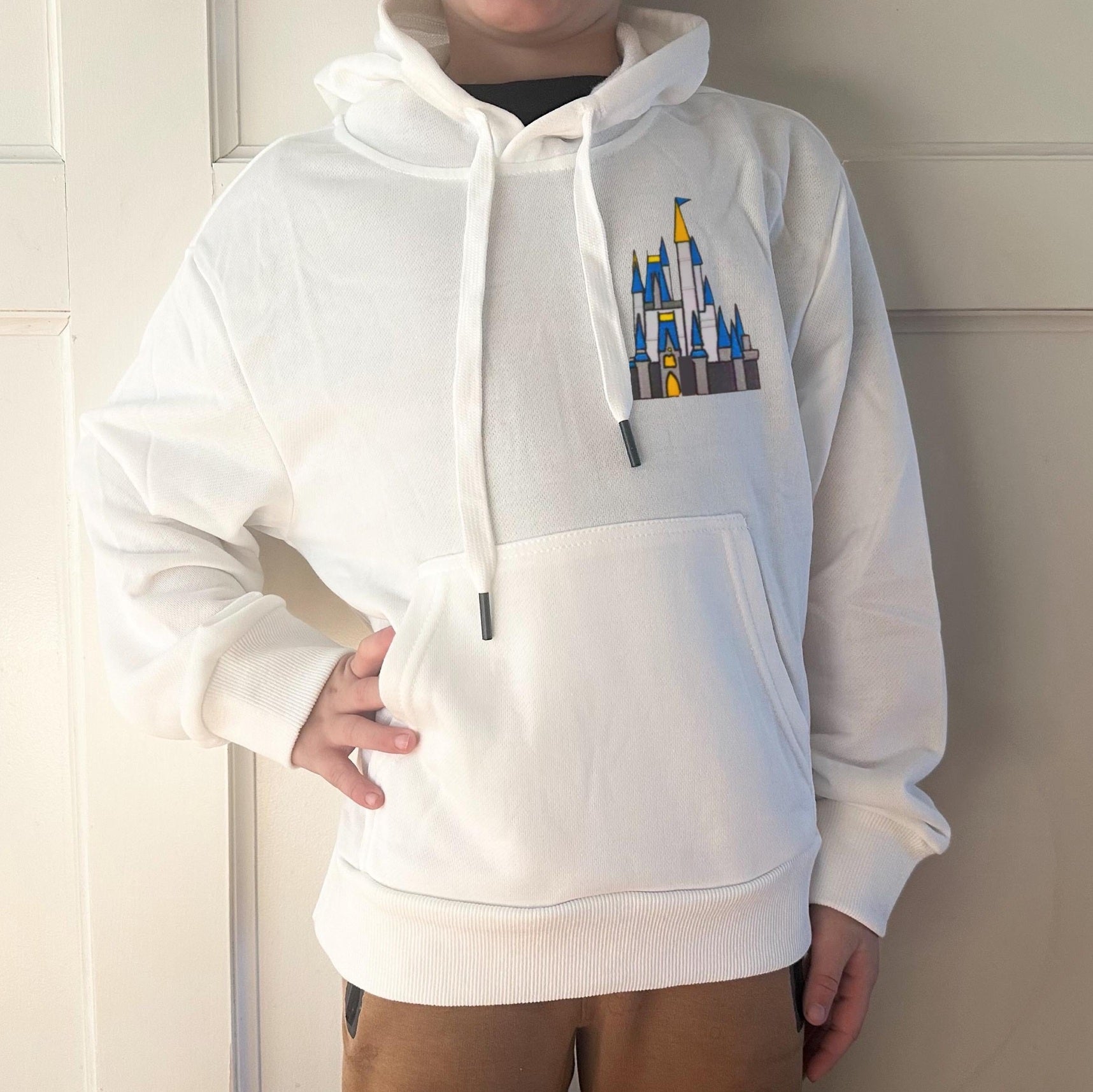 Emroidered Patch Magic KingdomCastle Hoodie, Disney Family Sweatshirts, Mickey Hoodie, Mommy Me Disney Sweatshirt,Family Disney sweatshirts